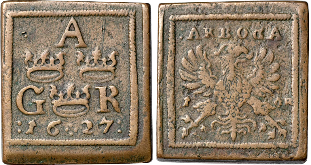 GUSTAV II ADOLF (1611-1632). ARBOGA. Öre 1626