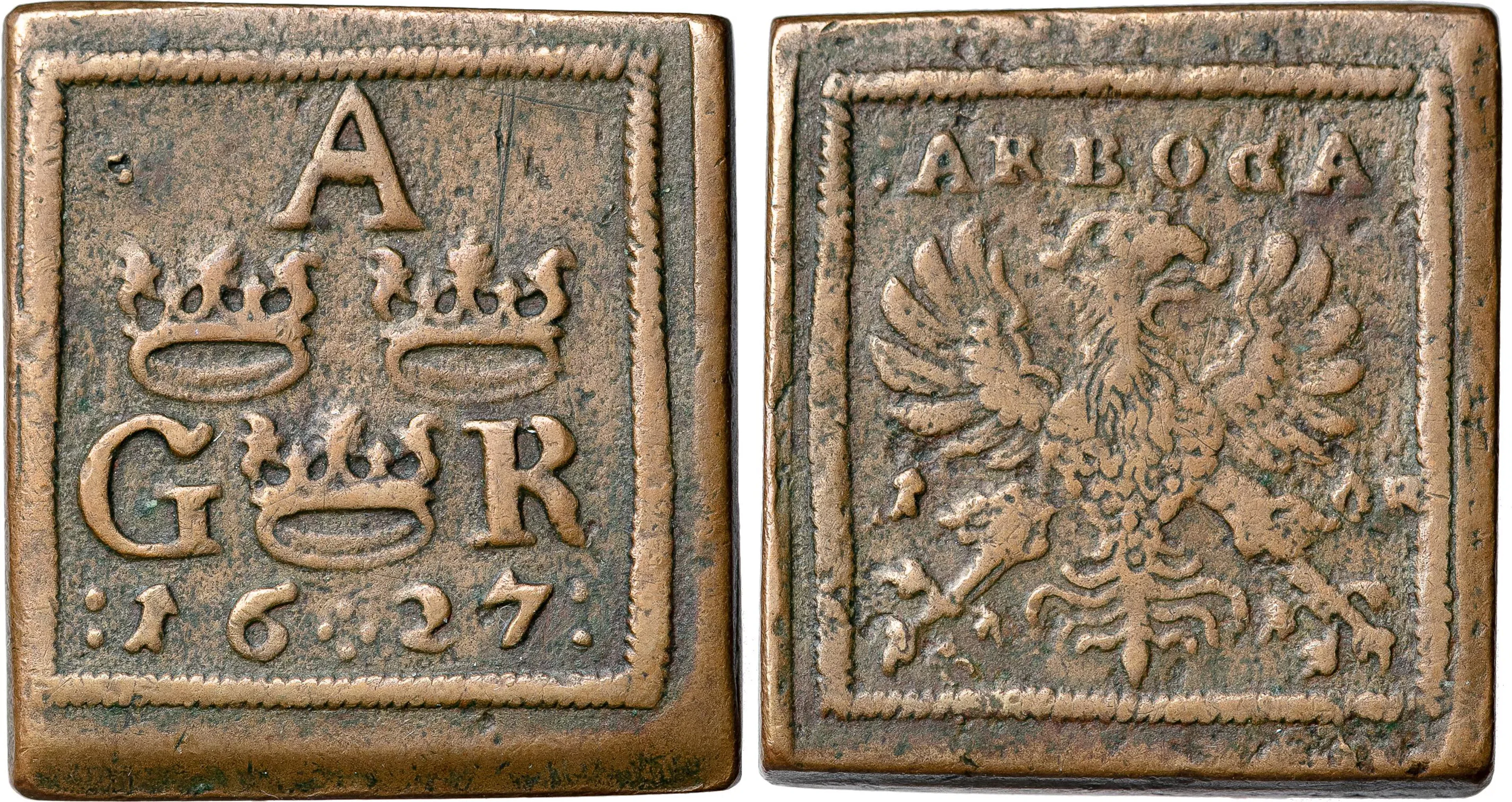GUSTAV II ADOLF (1611-1632). ARBOGA. Öre 1626