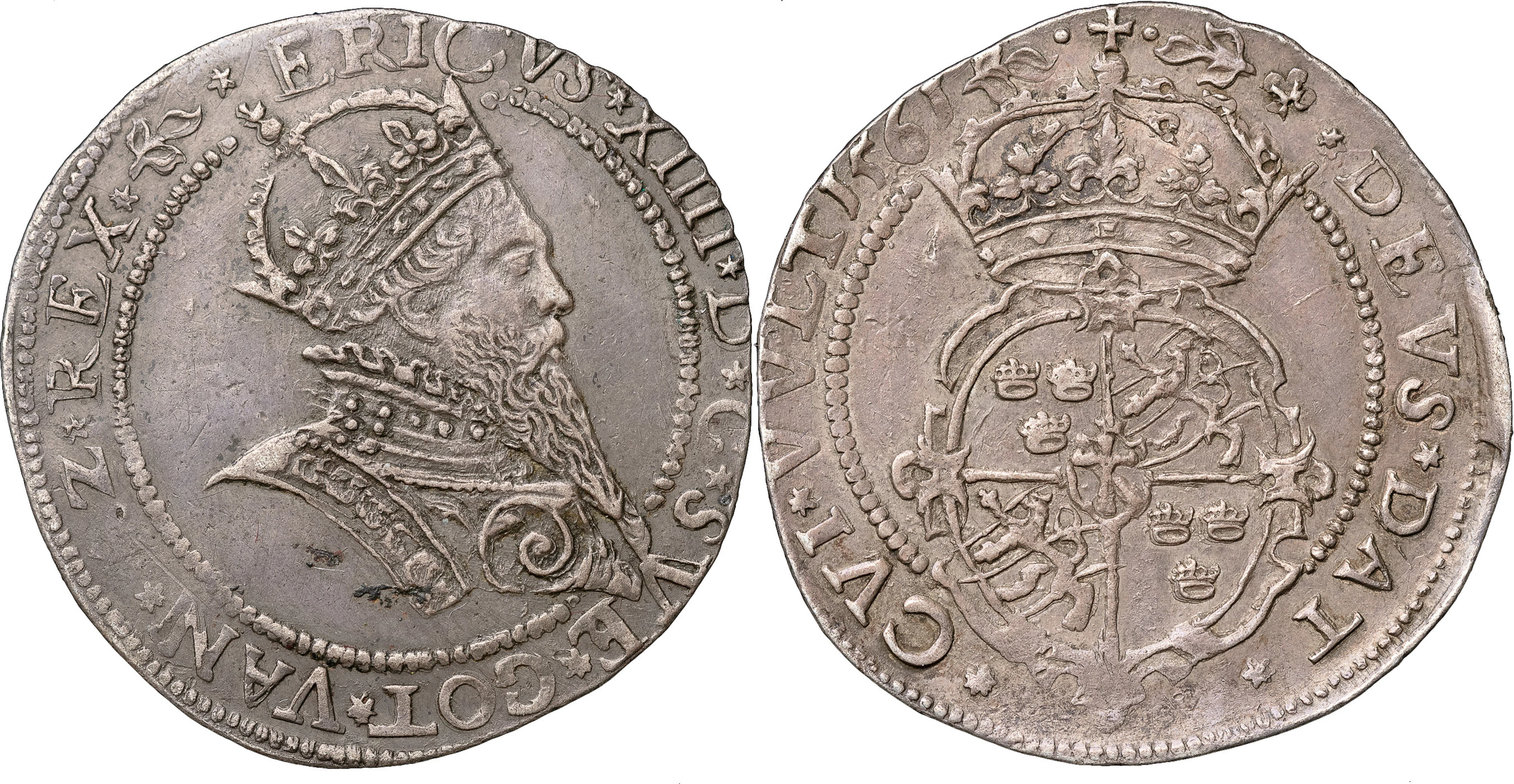 ERIK XIV (1560-1568). STOCKHOLM. Mark 1561