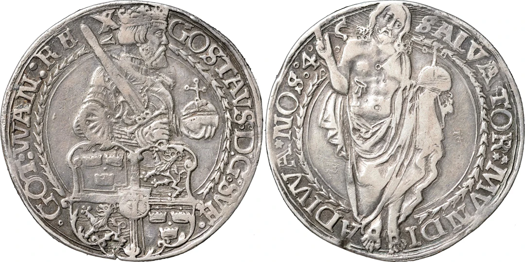 GUSTAV I (1523-1560). SVARTSJÖ. Daler 1545