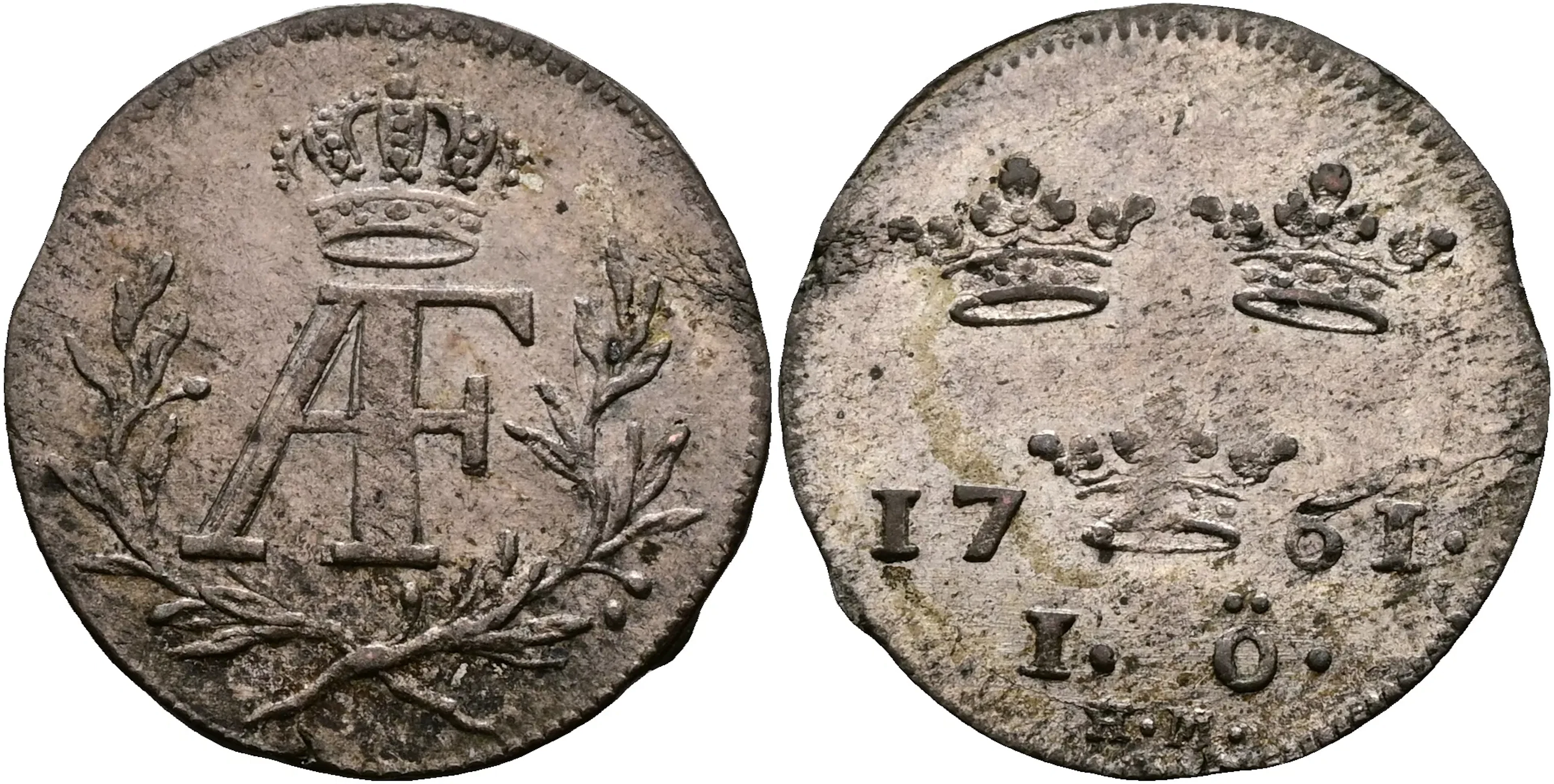 ADOLF FREDRIK (1751-1771). Öre 1761