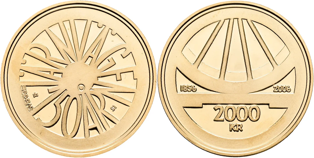 CARL XVI GUSTAF (1973 -). 2000 kronor 2006