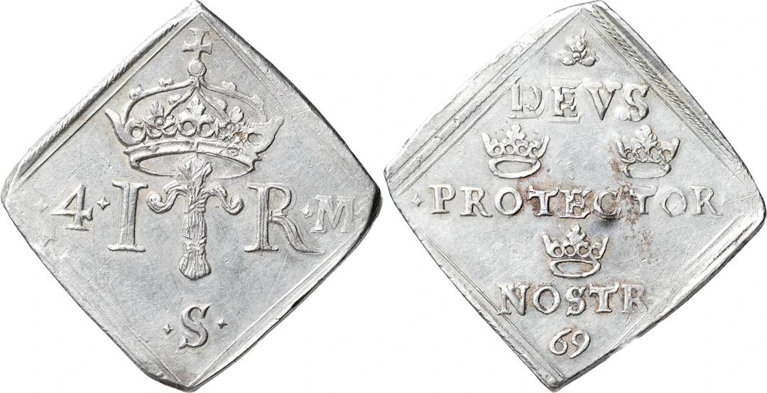 JOHAN III (1568-1592). STOCKHOLM. 4 mark 1569