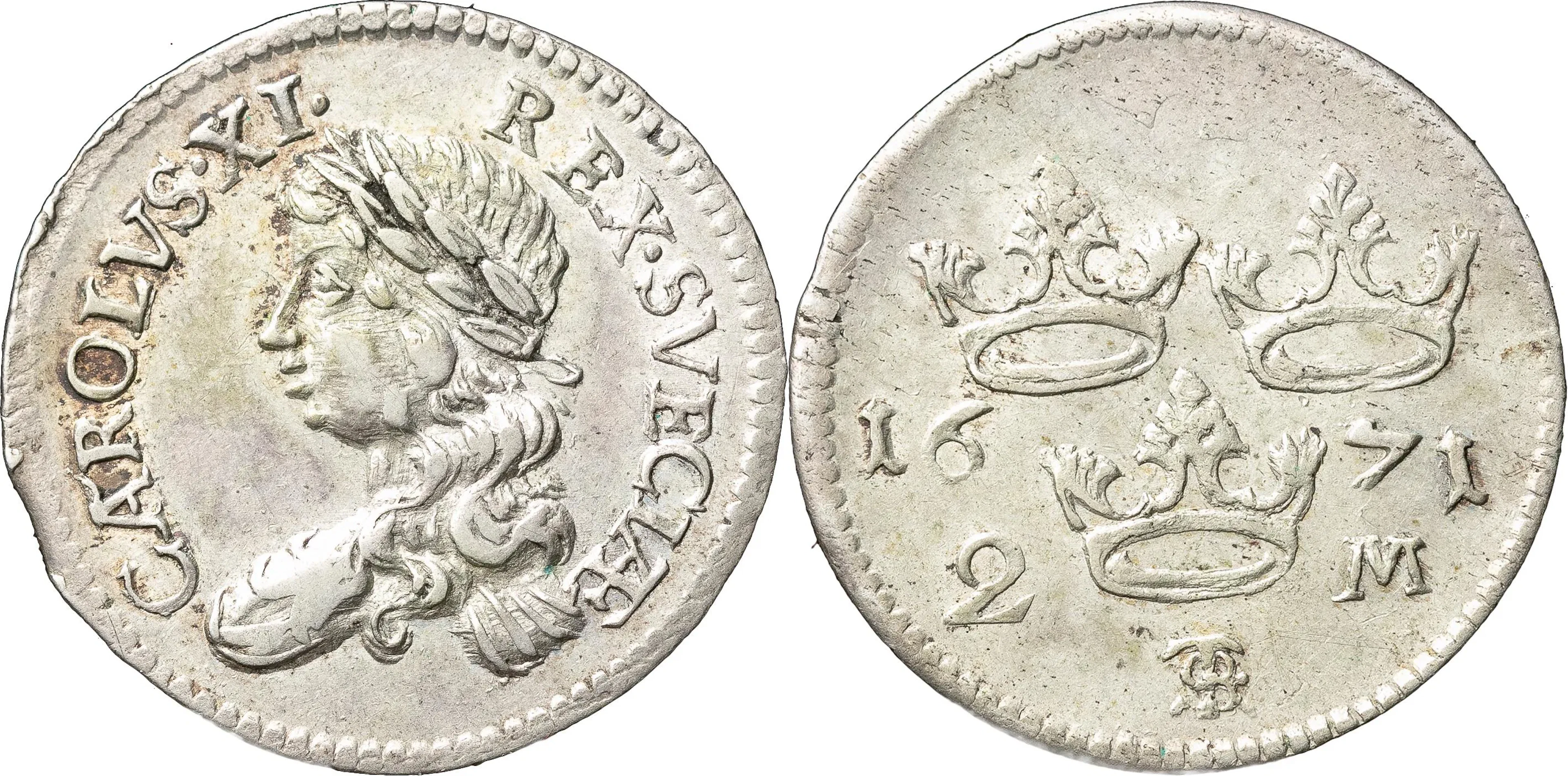 STOCKHOLM. 2 mark 1671