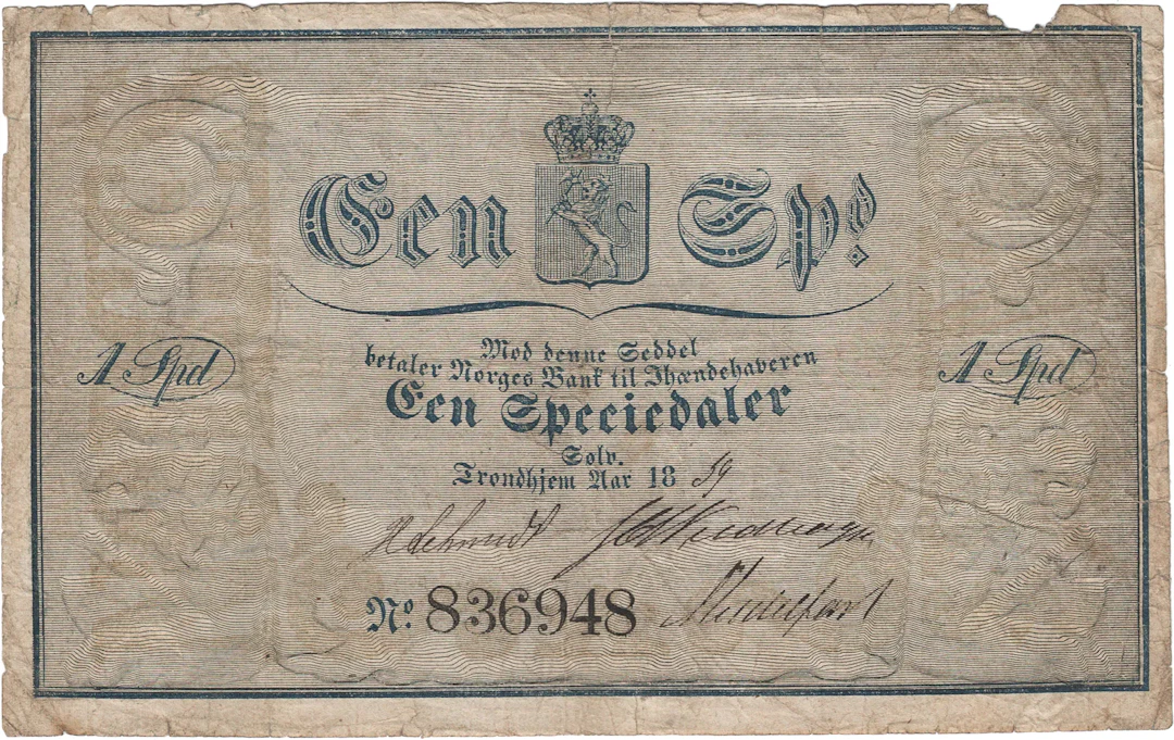 NORGE / NORWAY. Karl XV (1859-1872). Speciedaler 1859