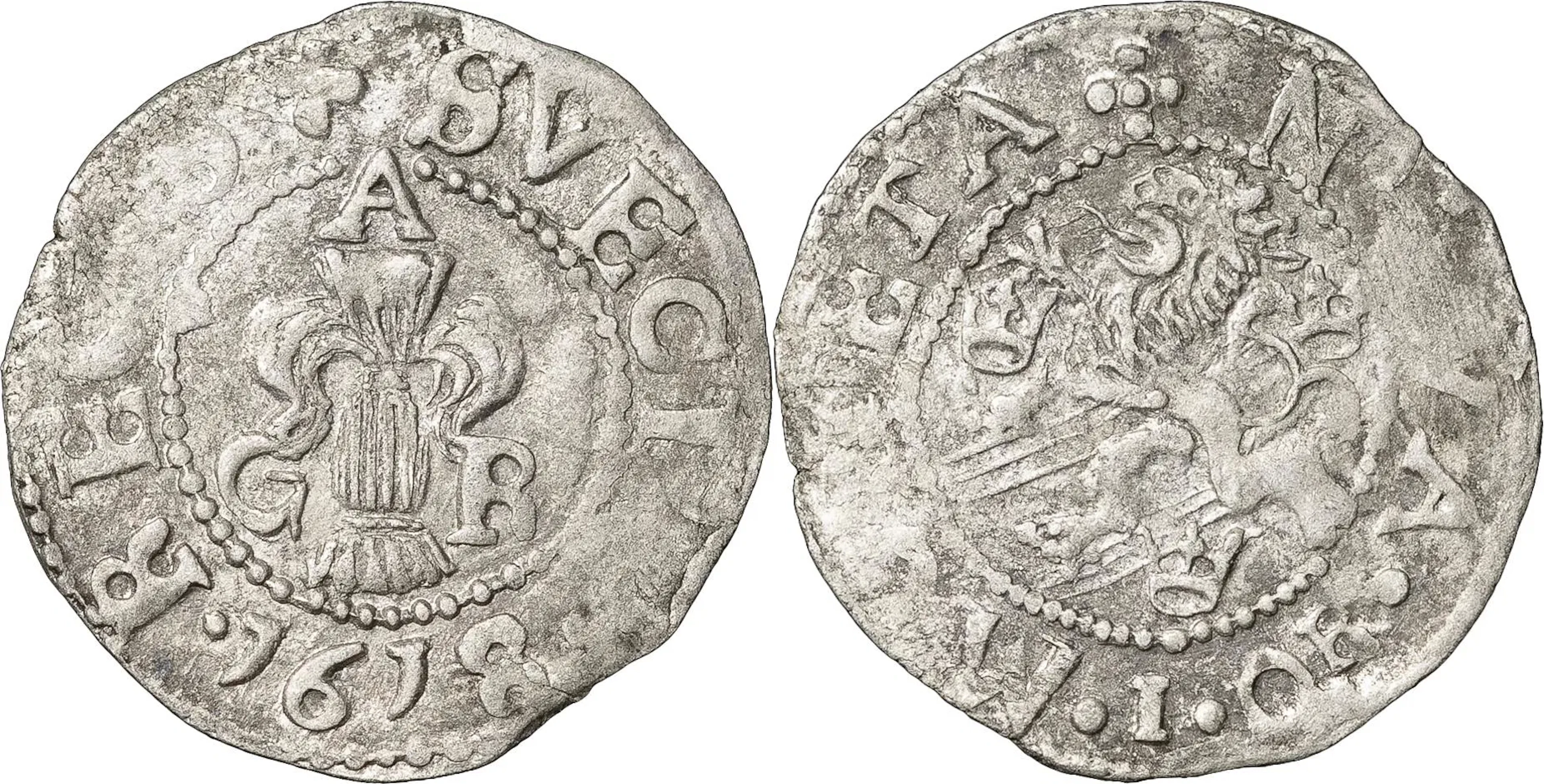 GUSTAV II ADOLF (1611-1632). SÖDERKÖPING? Öre 1618