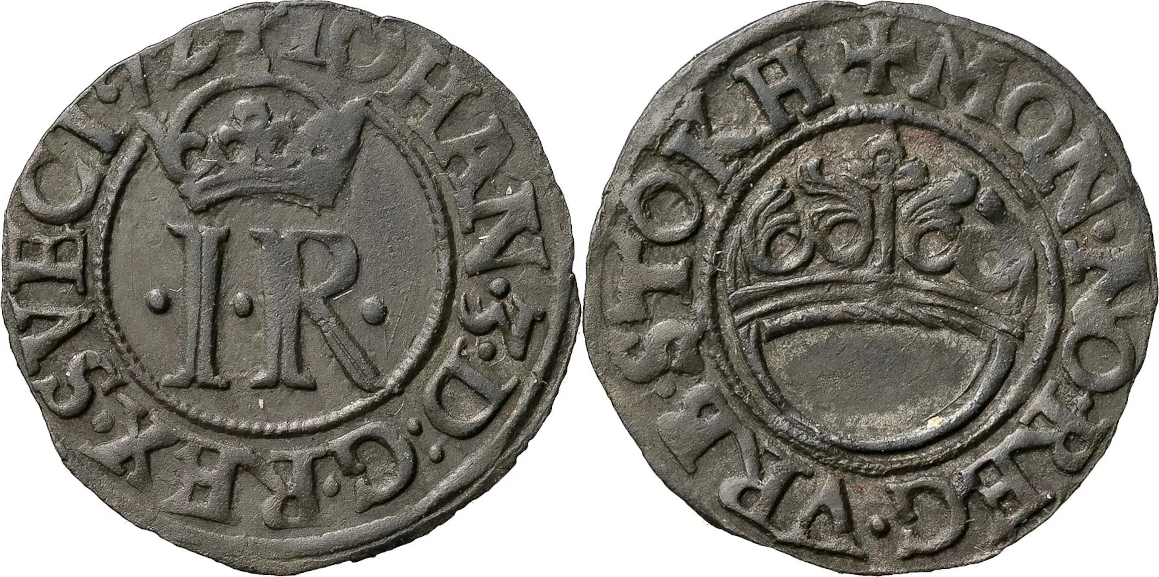 JOHAN III (1568-1592). STOCKHOLM. 1/2 öre 1572