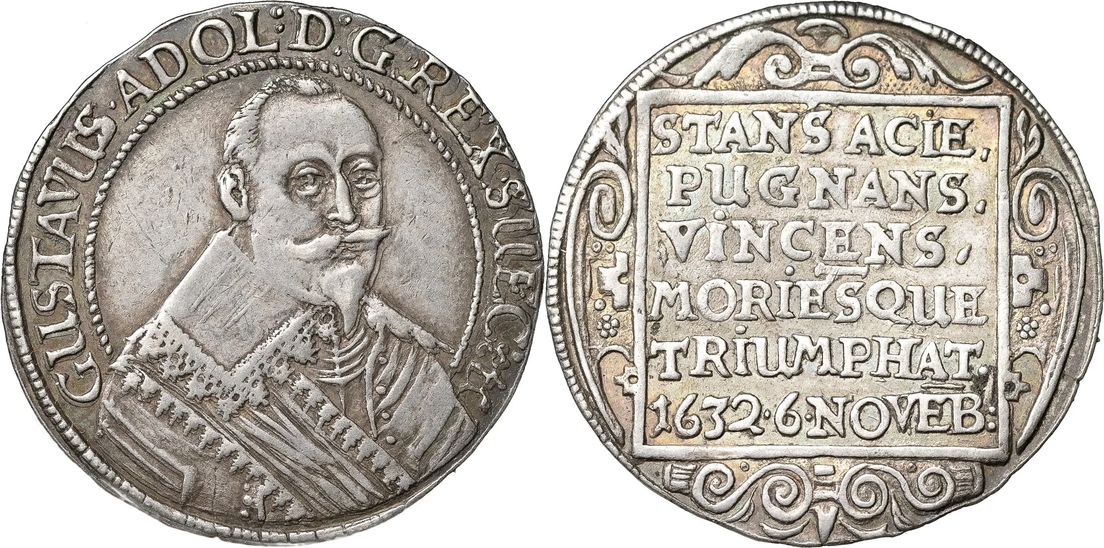 GUSTAV II ADOLF (1611-1632). STOCKHOLM. 1/4 riksdaler utan årtal