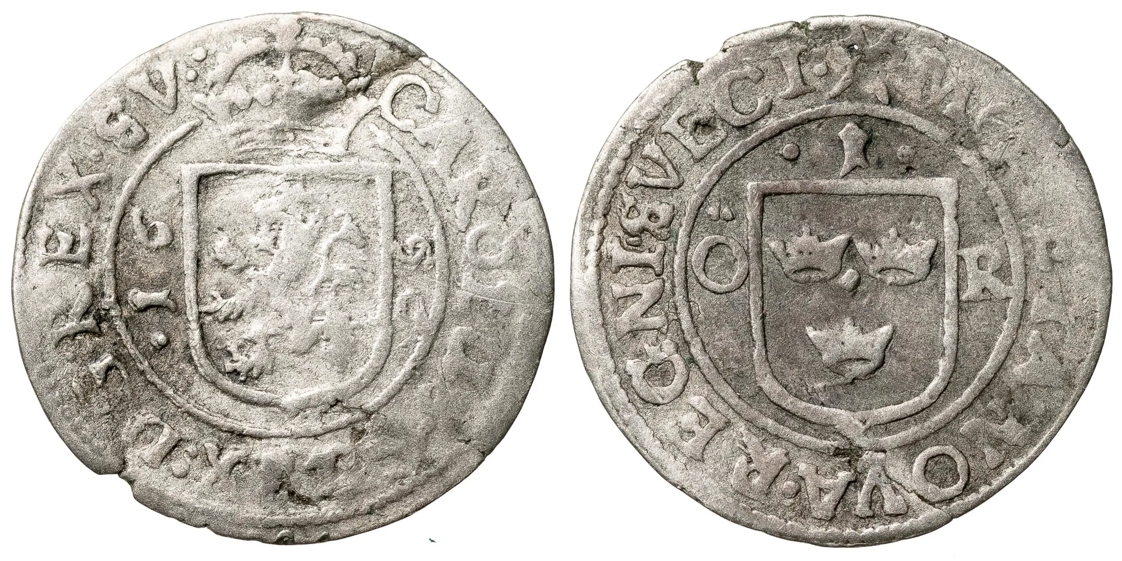 KARL X GUSTAV (1654-1660). Öre 1656