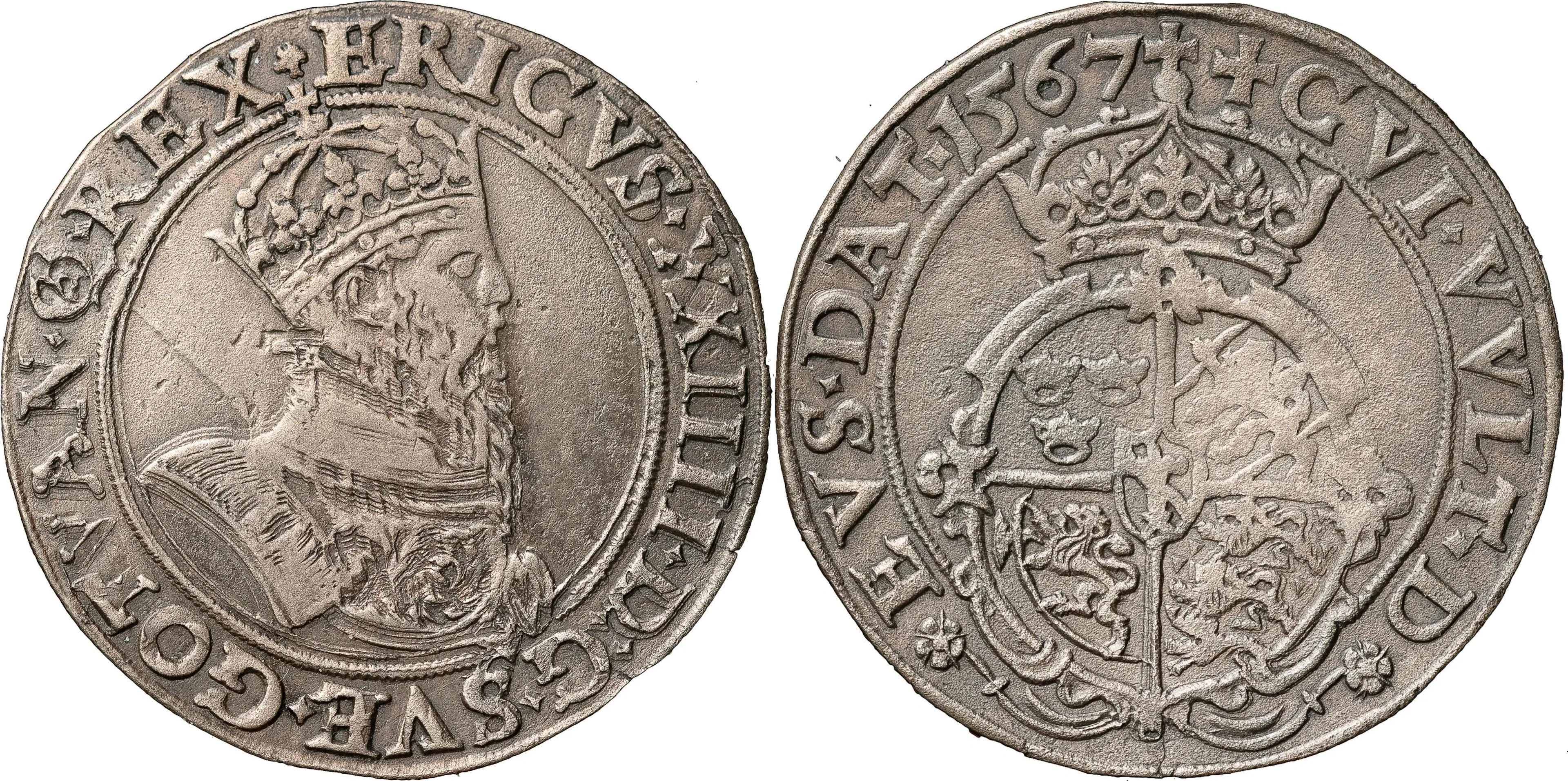 ERIK XIV (1560-1568). STOCKHOLM. Mark 1567