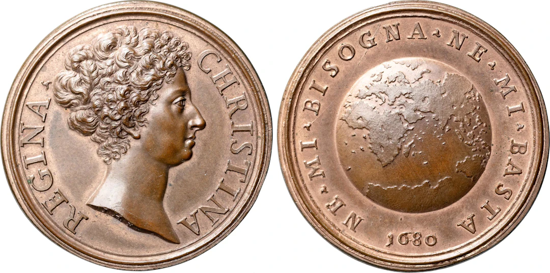 KRISTINA (1632-1654). Drottningens ringaktning av det jordiska