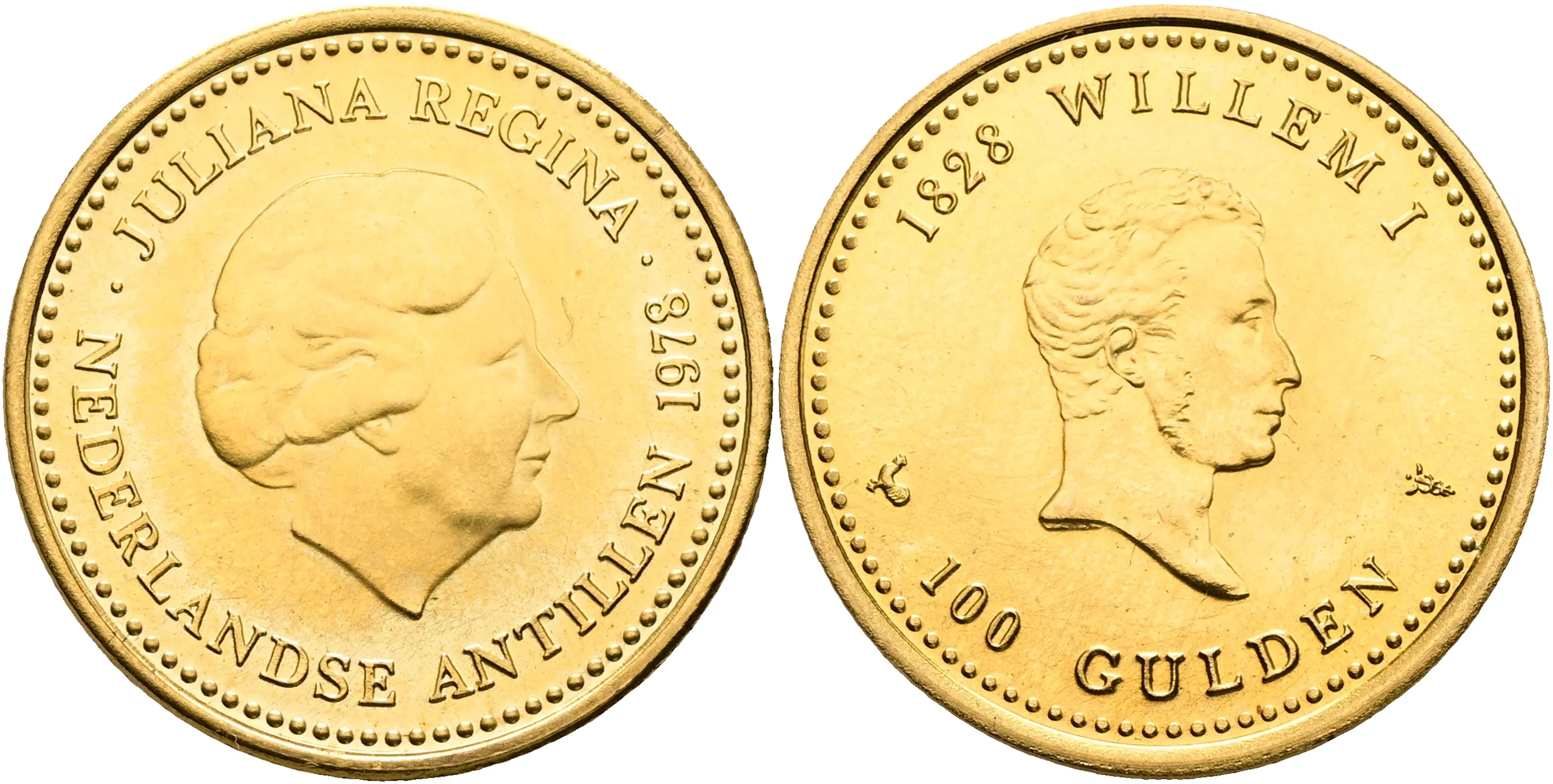 NEDERLÄNDSKA ANTILLERNA / NETHERLANDS ANTILLES. 100 gulden 1978
