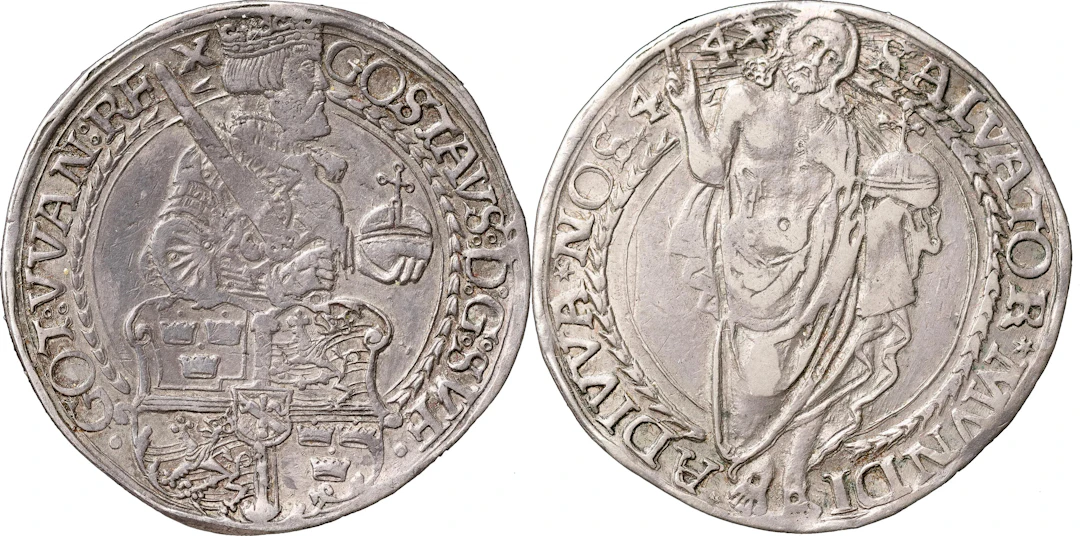 GUSTAV I (1523-1560). SVARTSJÖ. Daler 1544