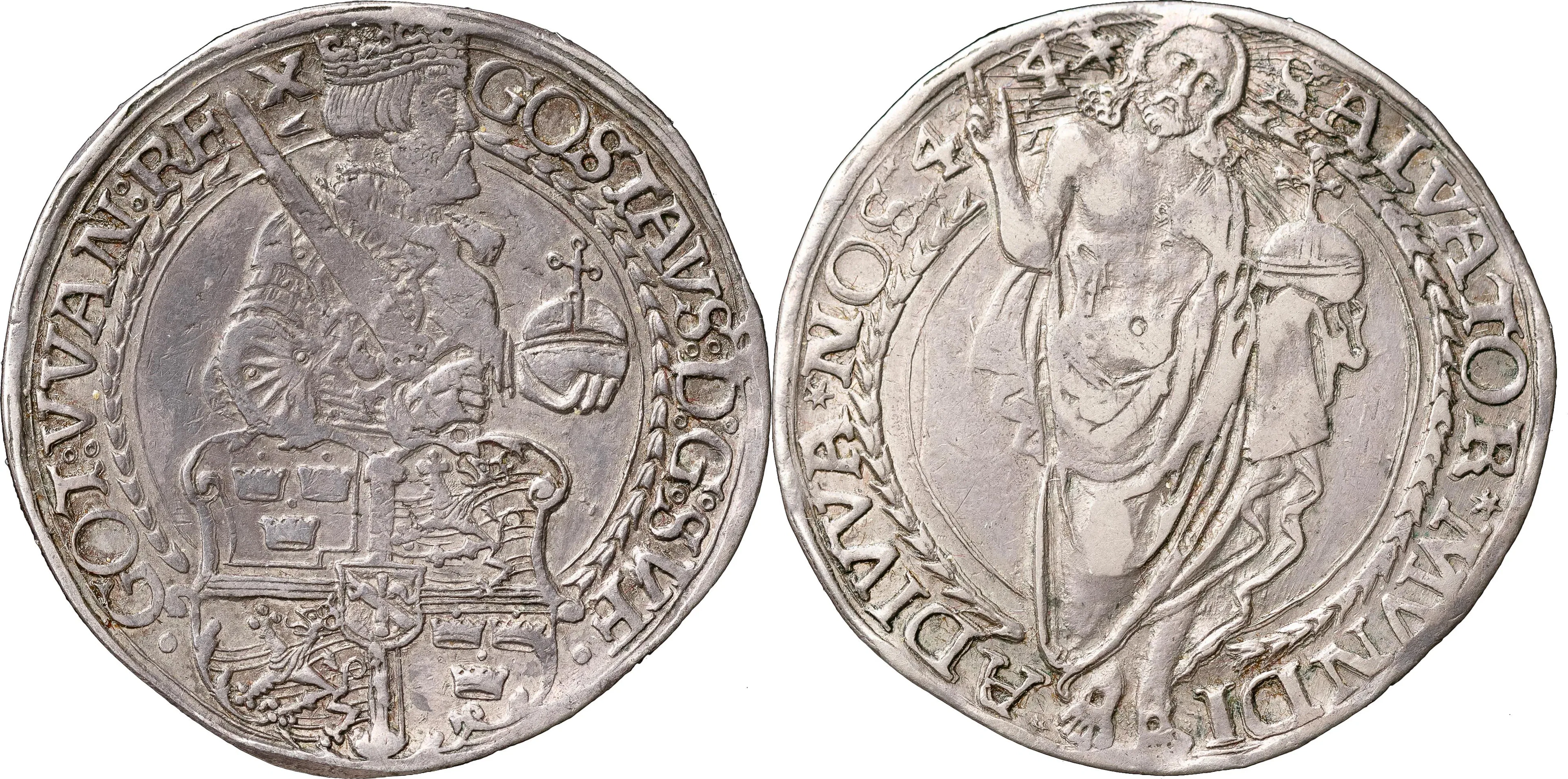 GUSTAV I (1523-1560). SVARTSJÖ. Daler 1544