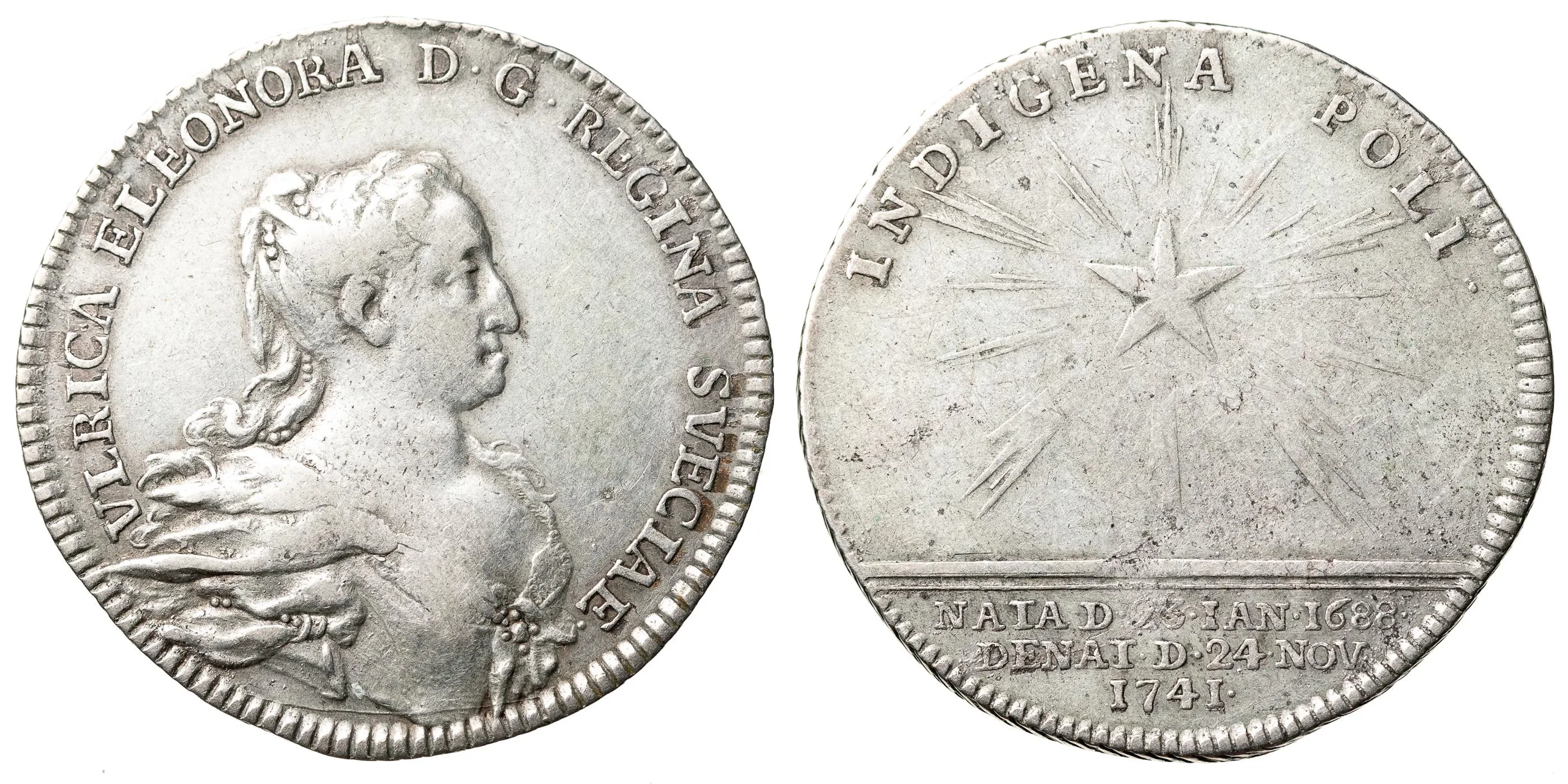 FREDRIK (1720-1751). Kastmynt