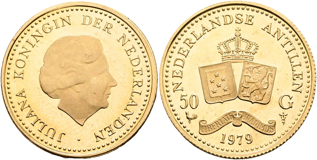 NEDERLÄNDSKA ANTILLERNA / NETHERLANDS ANTILLES. 50 gulden 1979