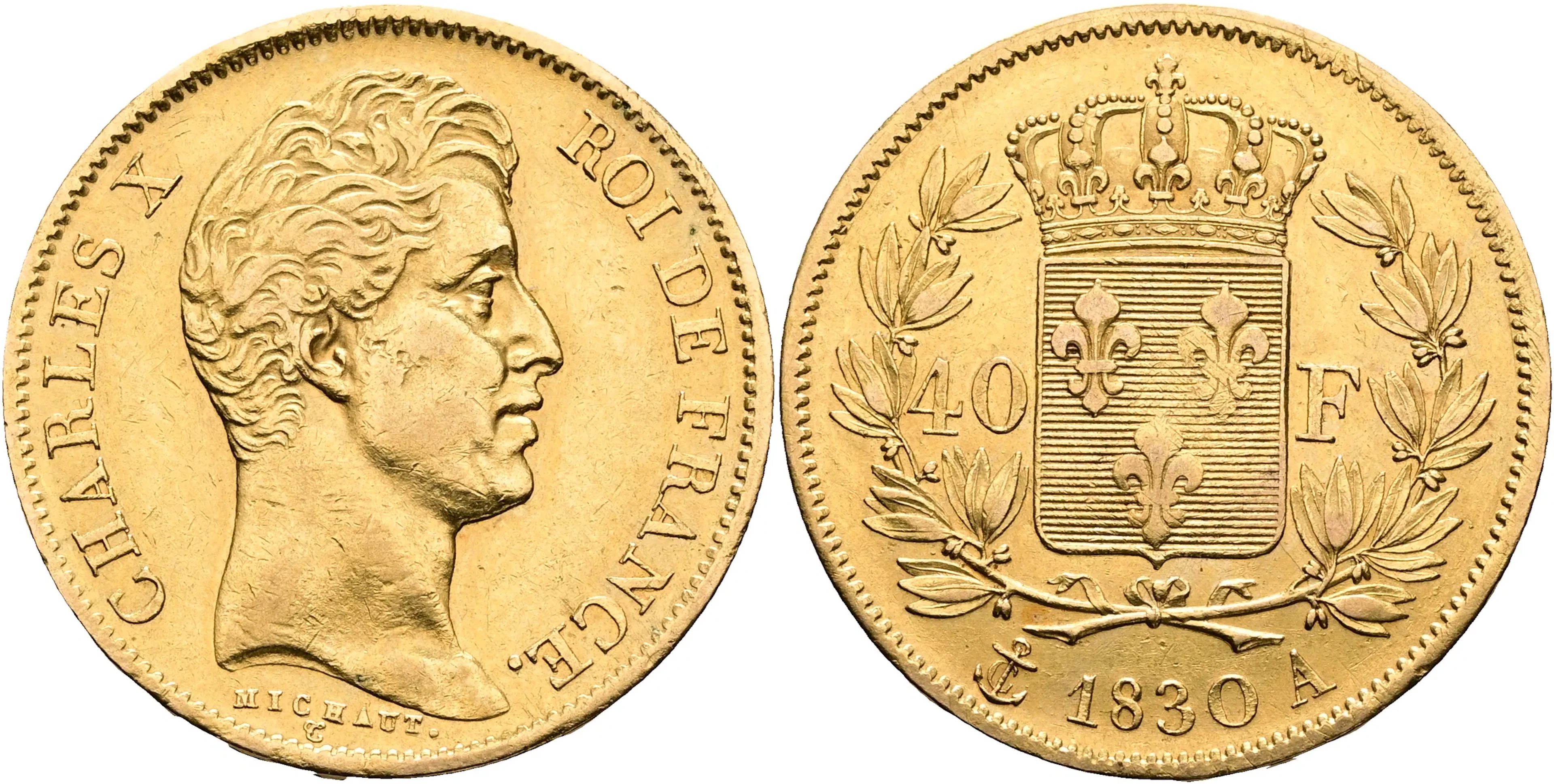 FRANKRIKE / FRANCE. 40 francs 1830