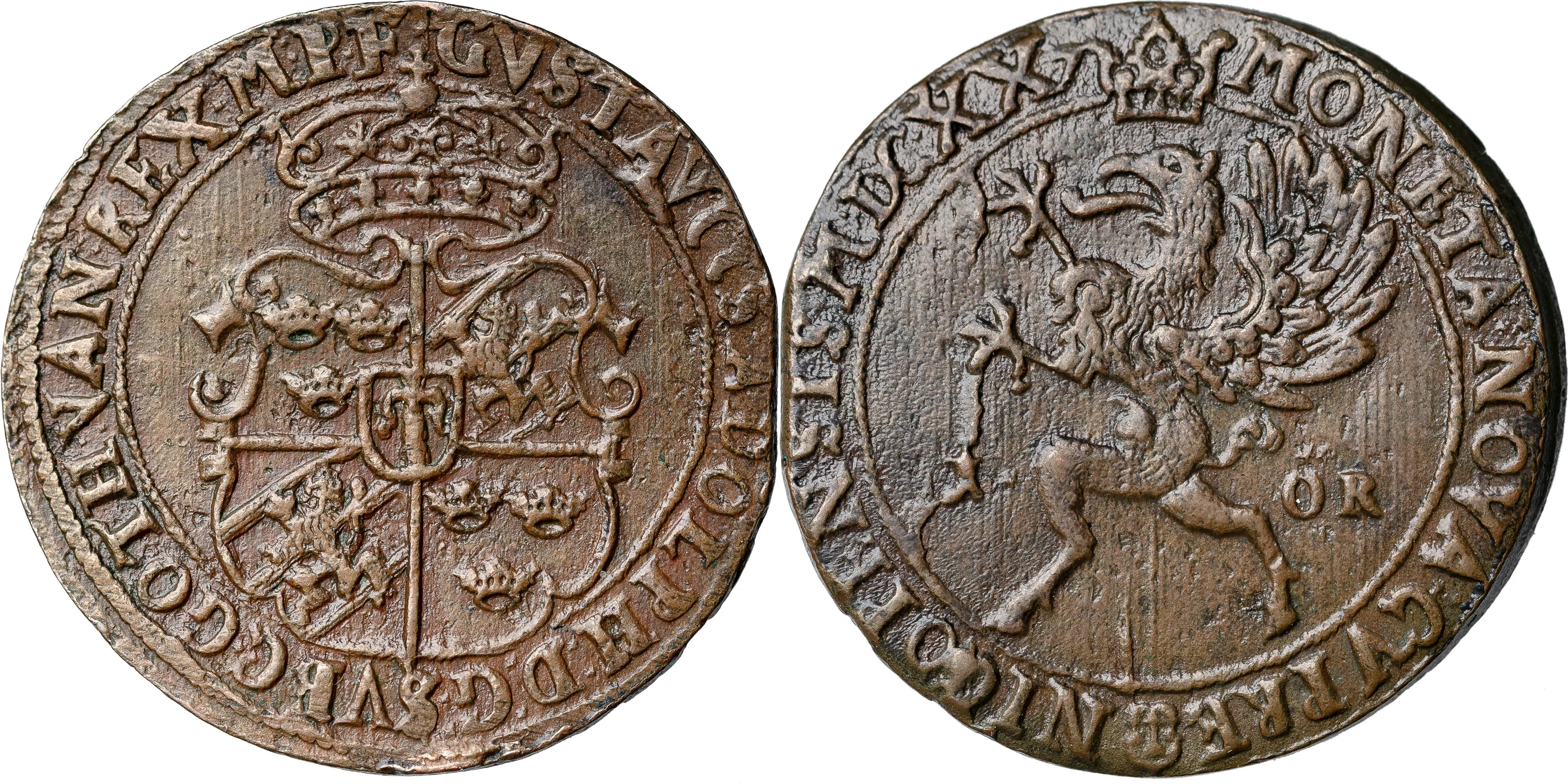 GUSTAV II ADOLF (1611-1632). NYKÖPING. Öre 1627