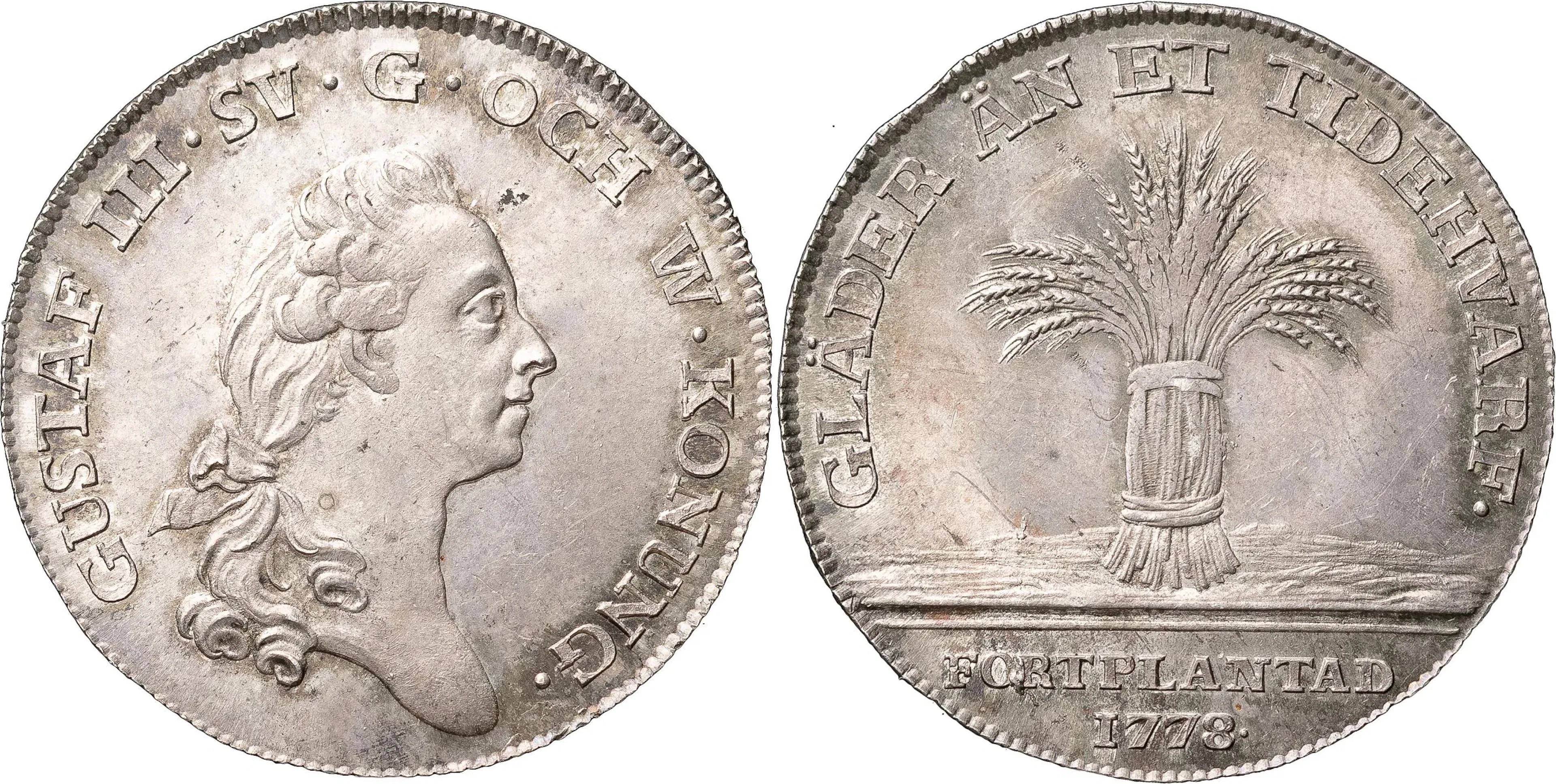 STOCKHOLM. 1/3 riksdaler 1778