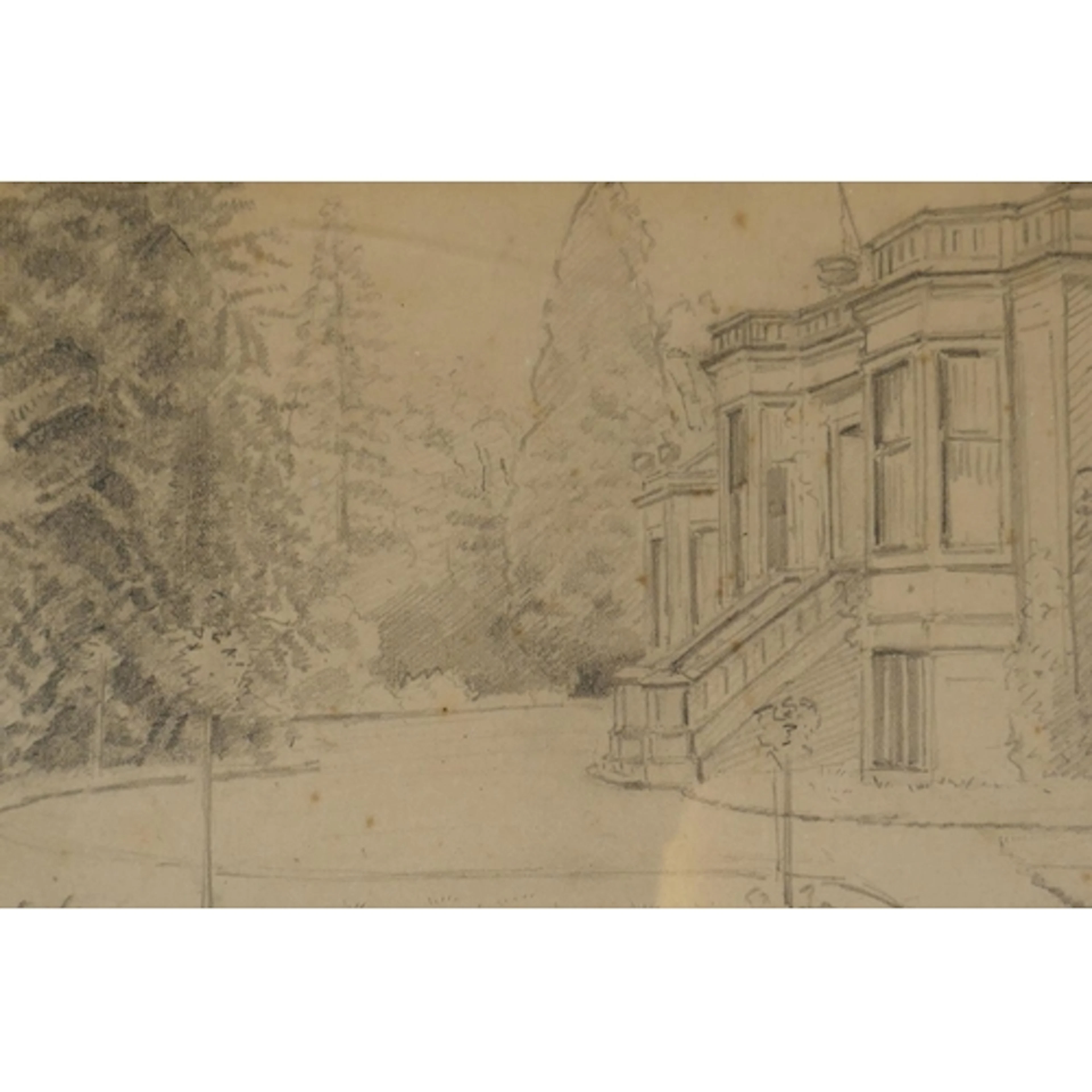 W.G. Constable, (British, 1887-1976), Victorian villa and dr...