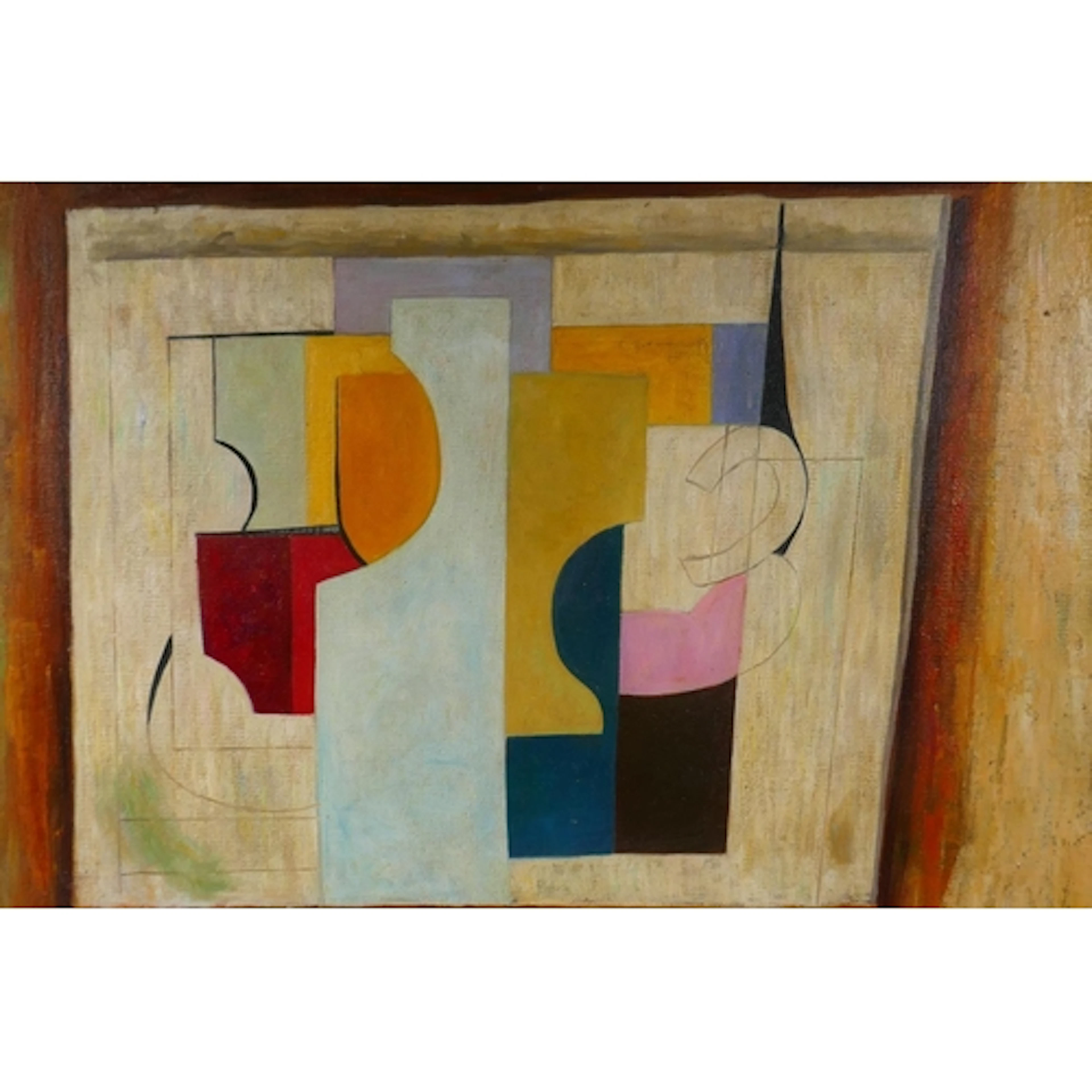 After Ben Nicholson, 1964, still life, oil on canvas laid on...