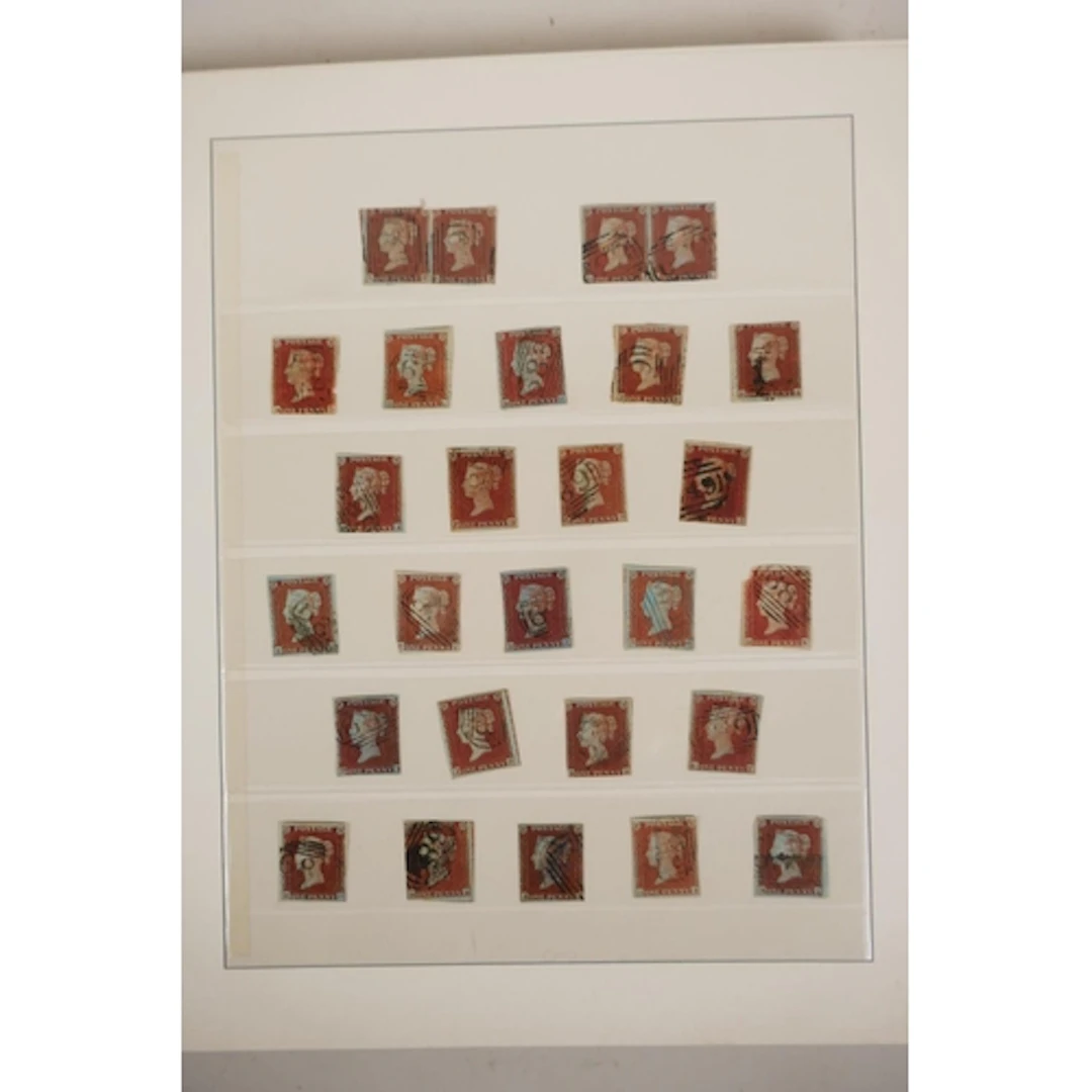 An album of C19th/C20th British stamps to include over two h...