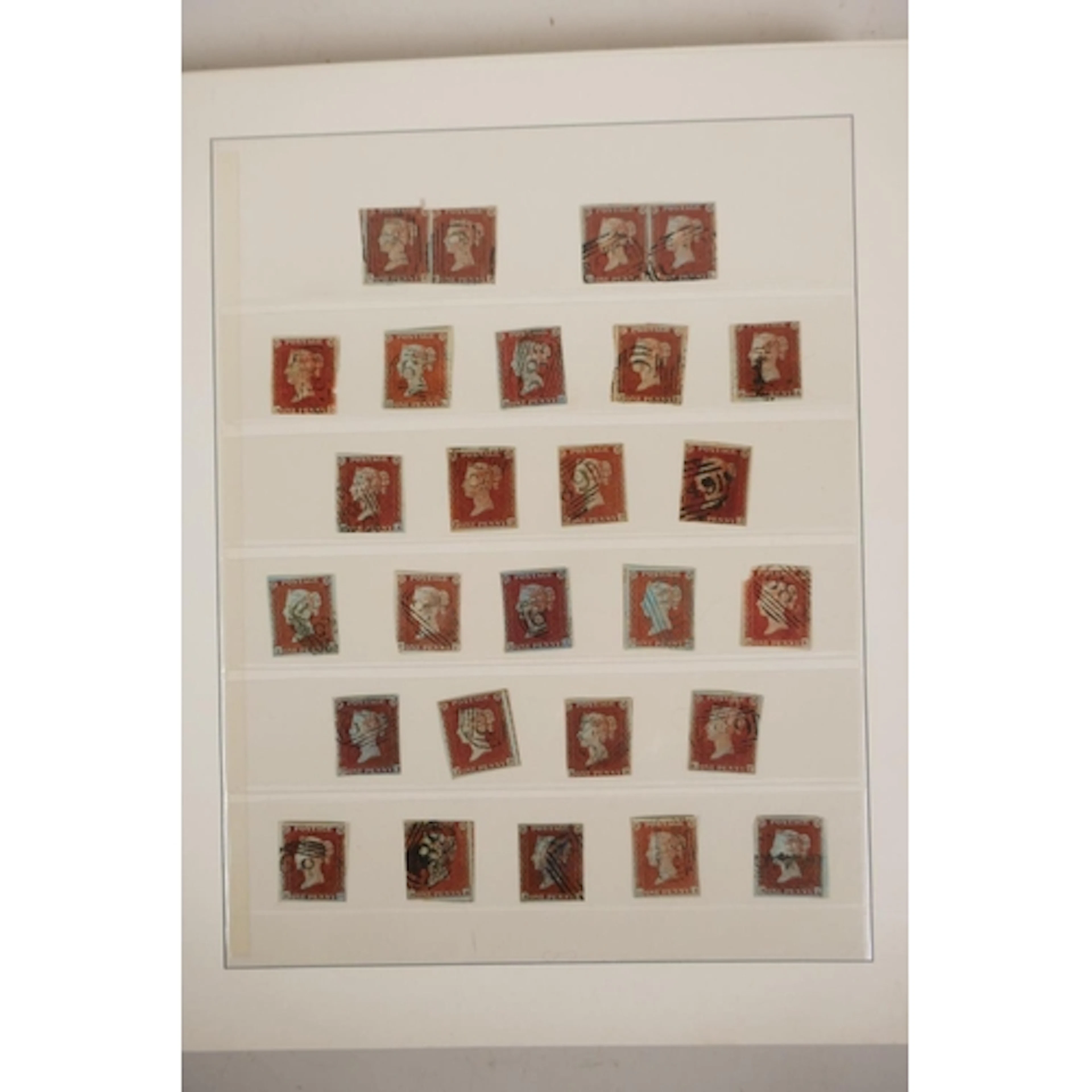 An album of C19th/C20th British stamps to include over two h...
