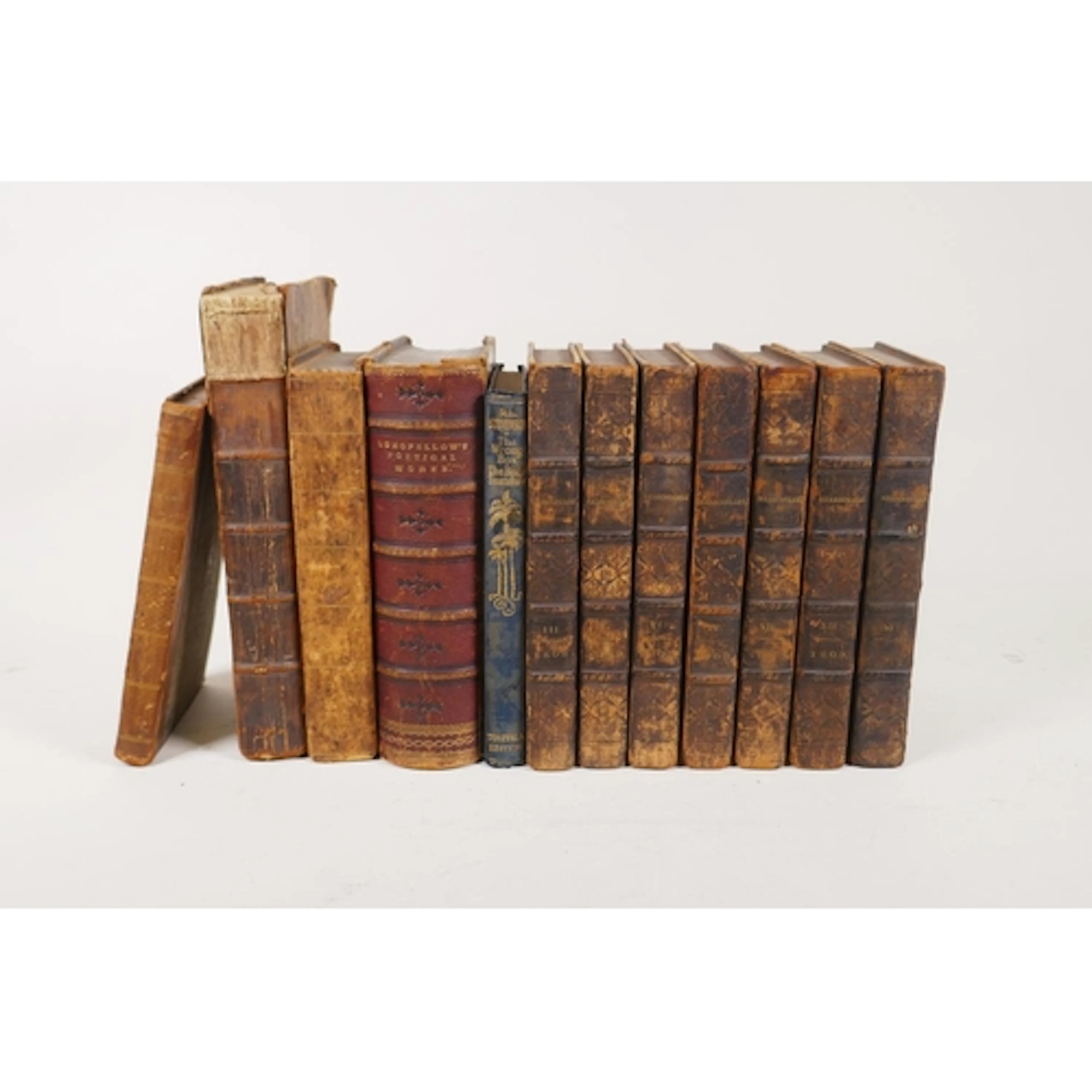 A collection of antiquarian books, including 'The Chase, to ...