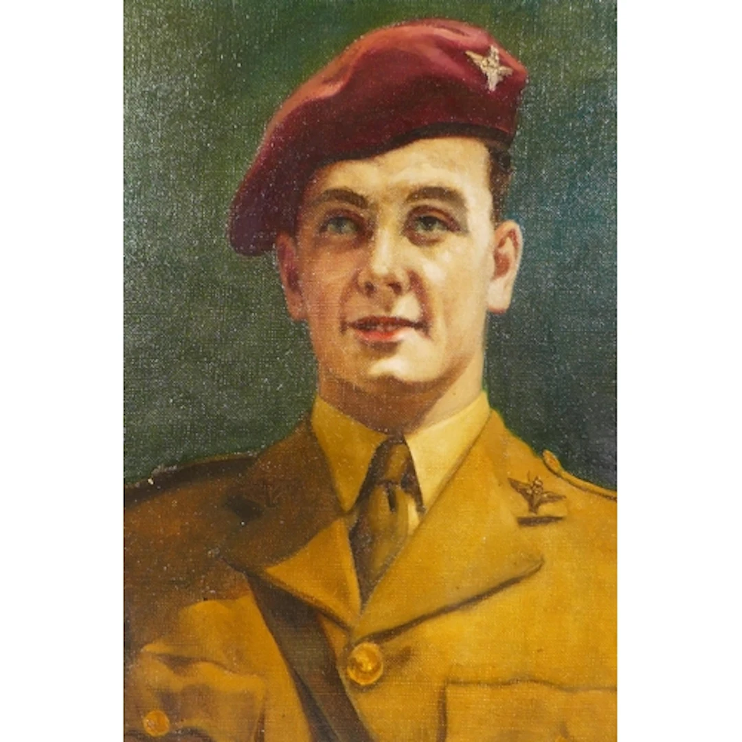 Portrait of a British soldier, bears signature 'Paul Nash', ...