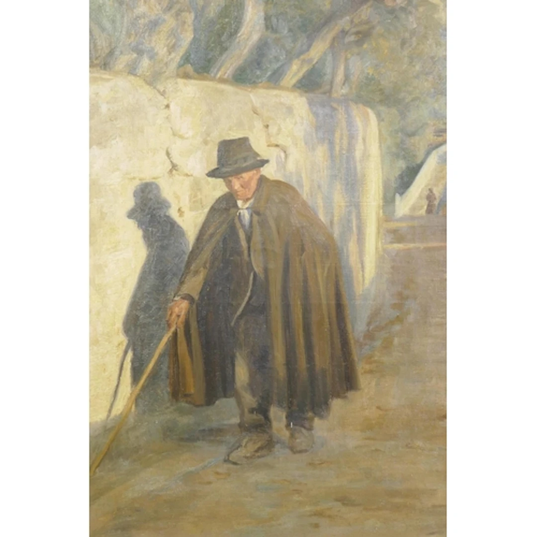Anna Elisabeth Munch, (Danish, 1876-1960), The Blind Man on ...