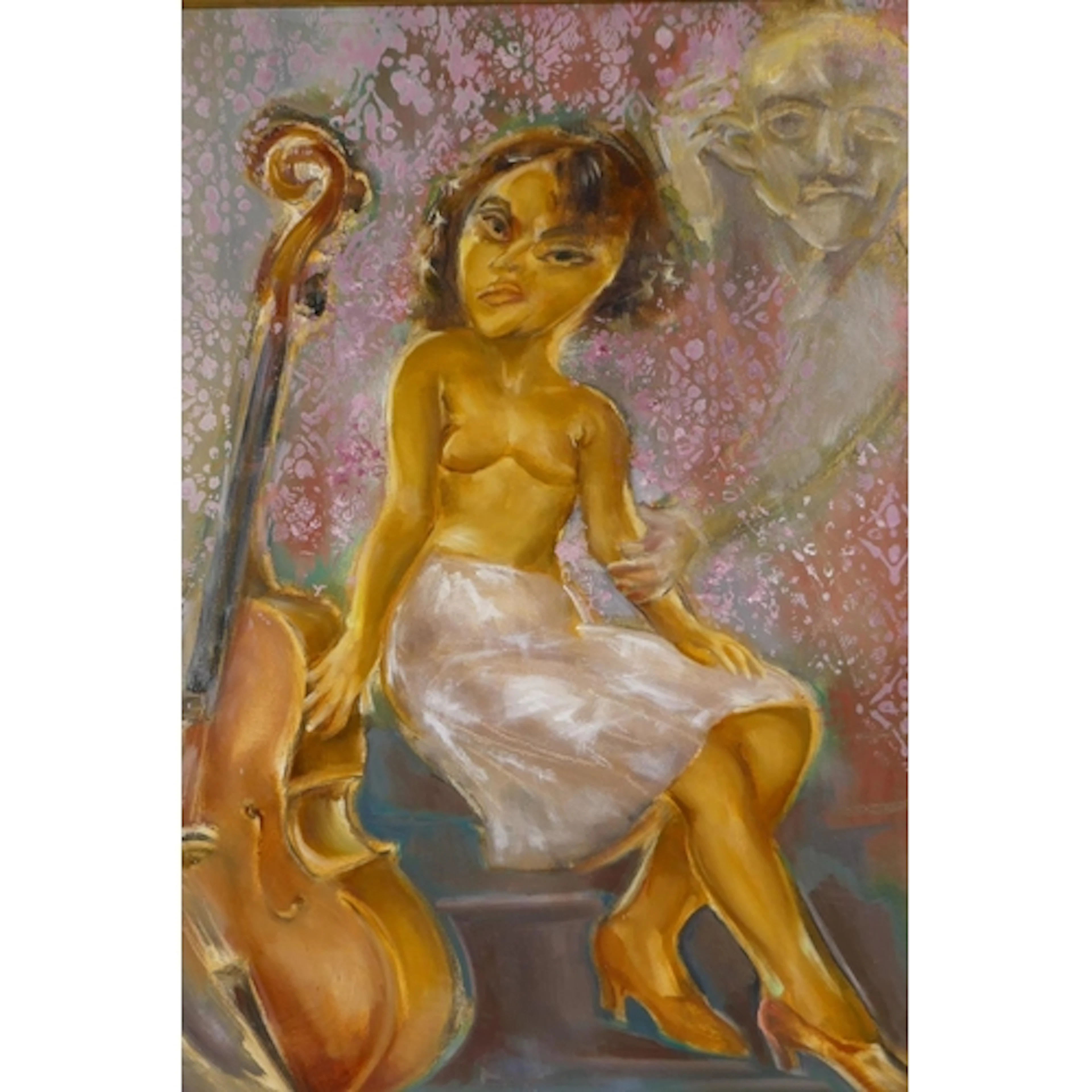 Mounir Ekdawi, (Egyptian, 1930-2023), Violoncello, 1999, mod...