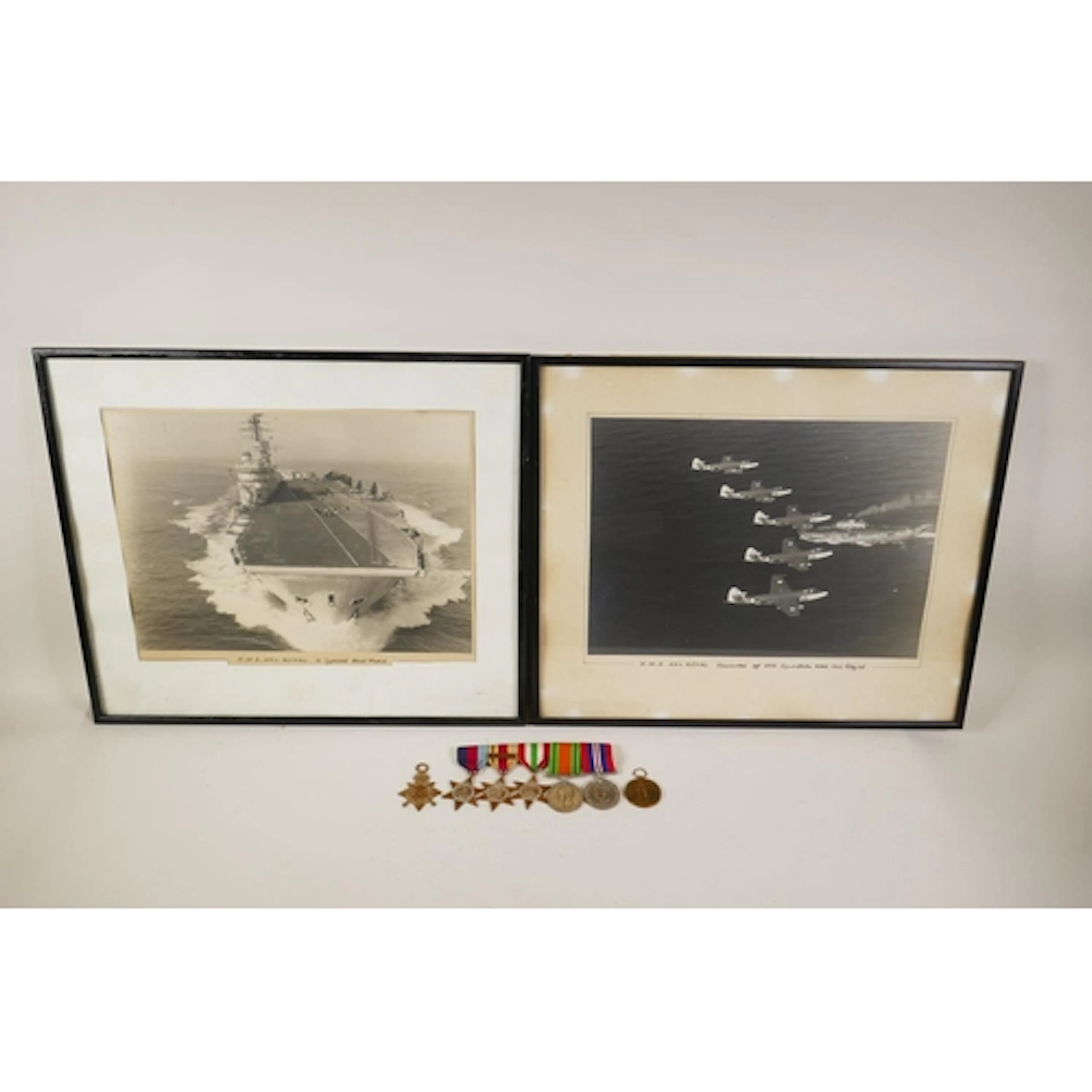 A bar of WWII campaign medals to include the 1939-45 Star, t...