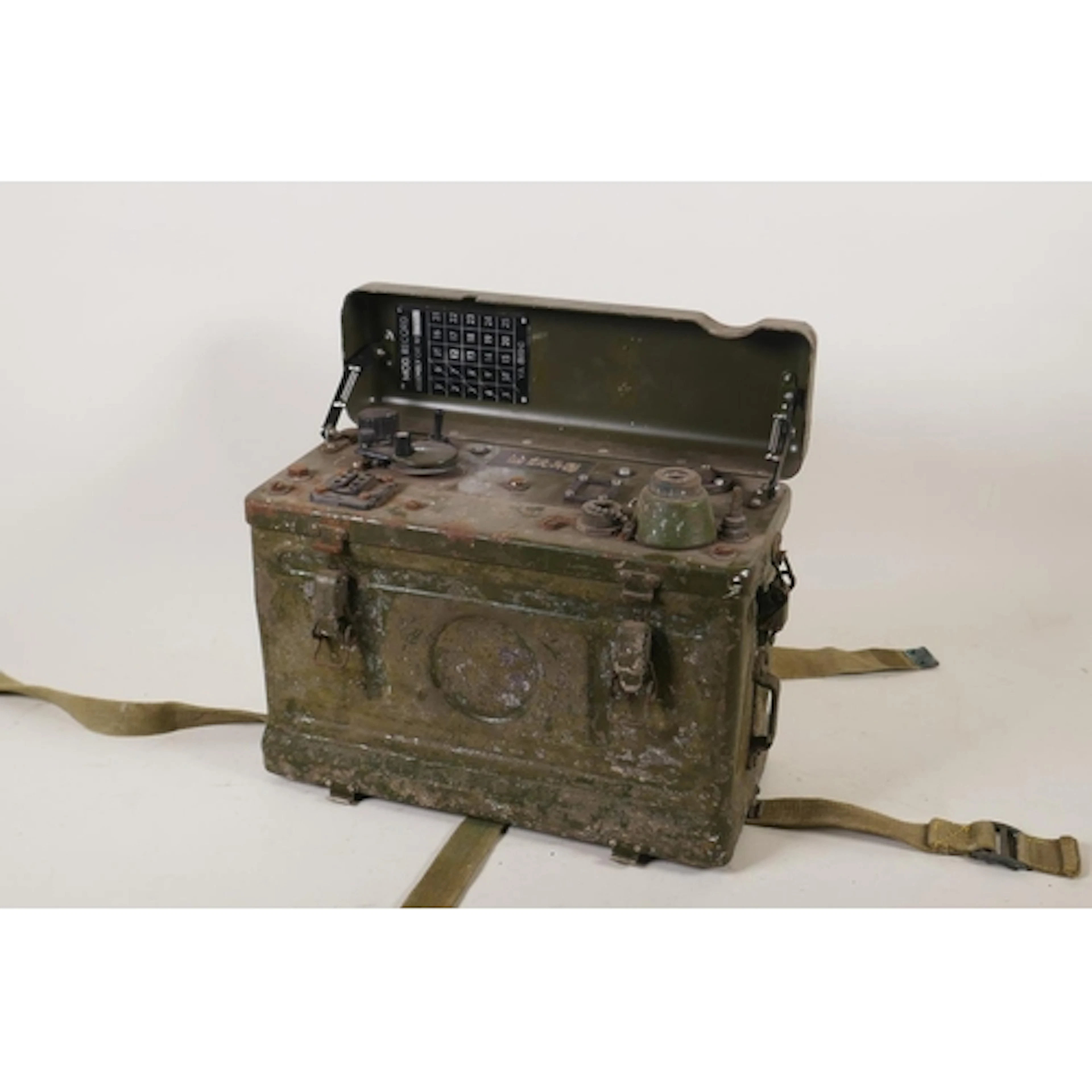 A WWII era US Army wireless radio BC-1000 transceiver, beari...
