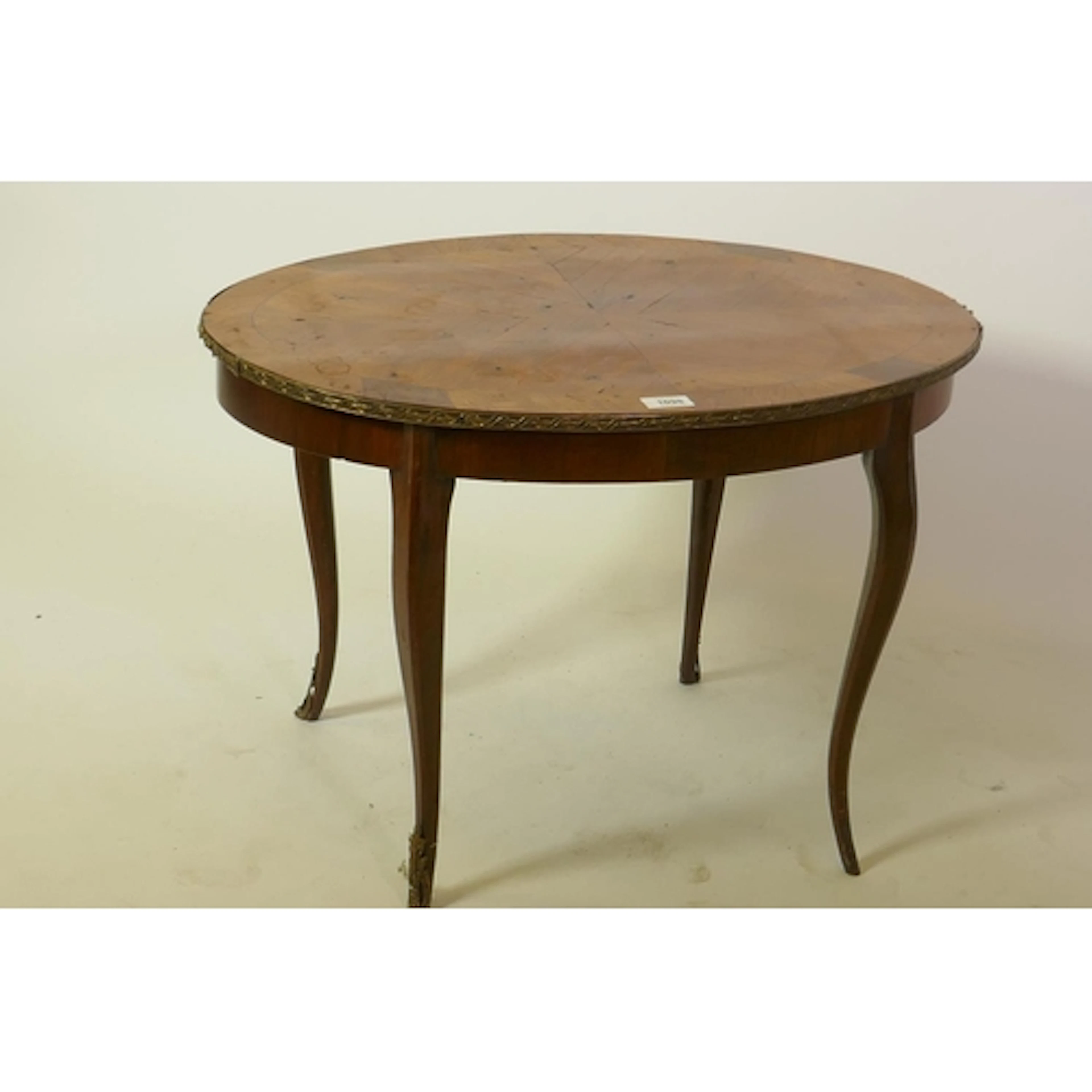 Antique French oval top occasional table with matched book t...