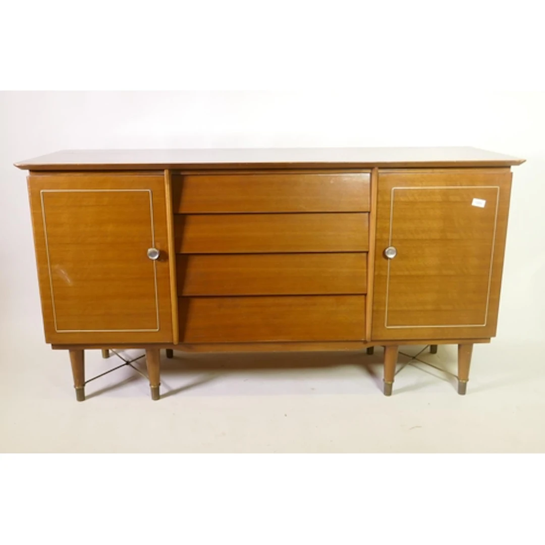 A mid century Beautility 'Capri' walnut sideboard, Model No....