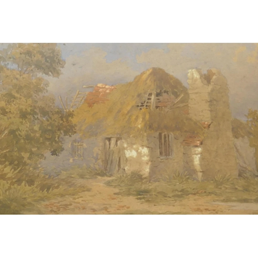 Thomas Miles Richardson Jnr, (British, 1813-1890), a derelic...