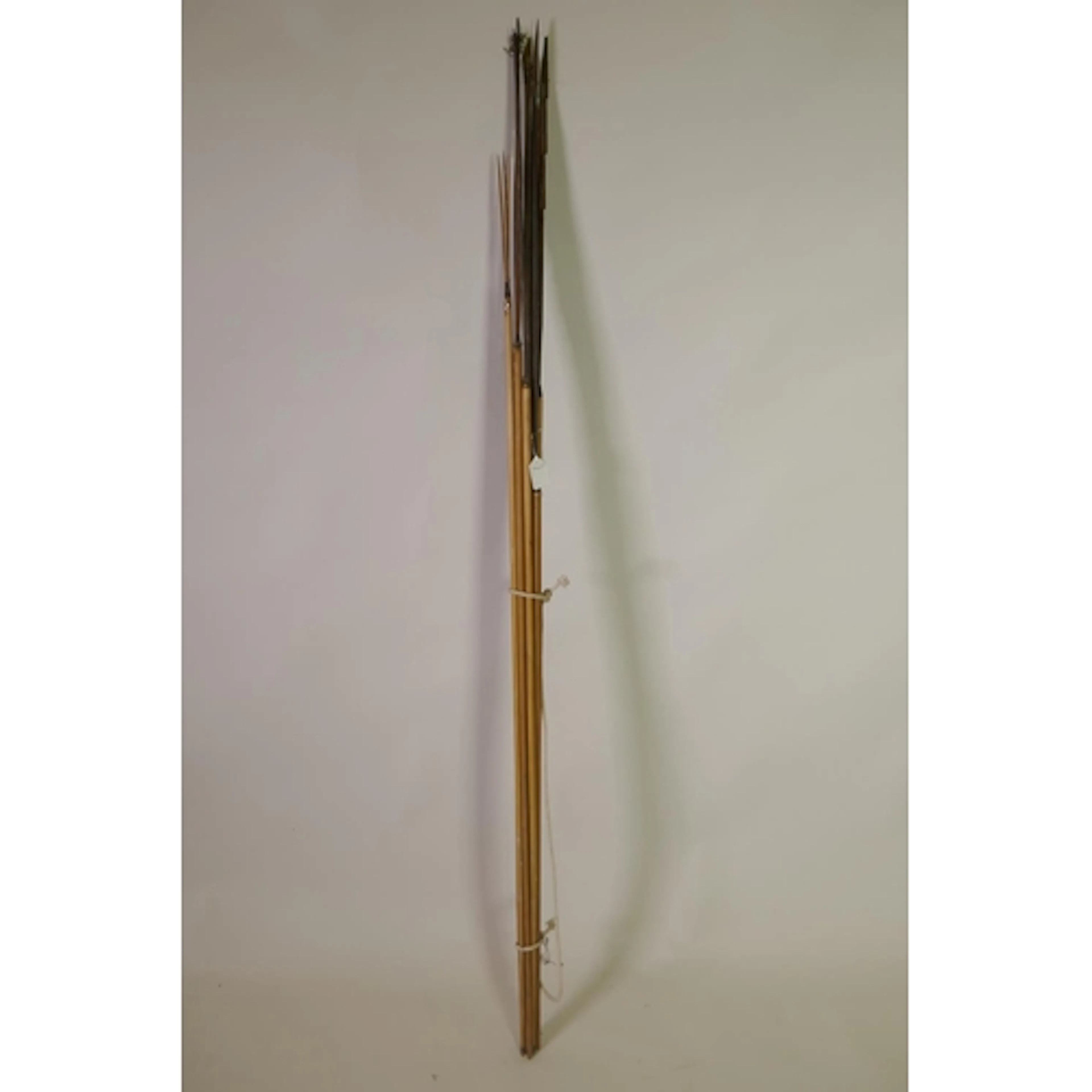 A collection of African tribal throwing and fishing spears, ...