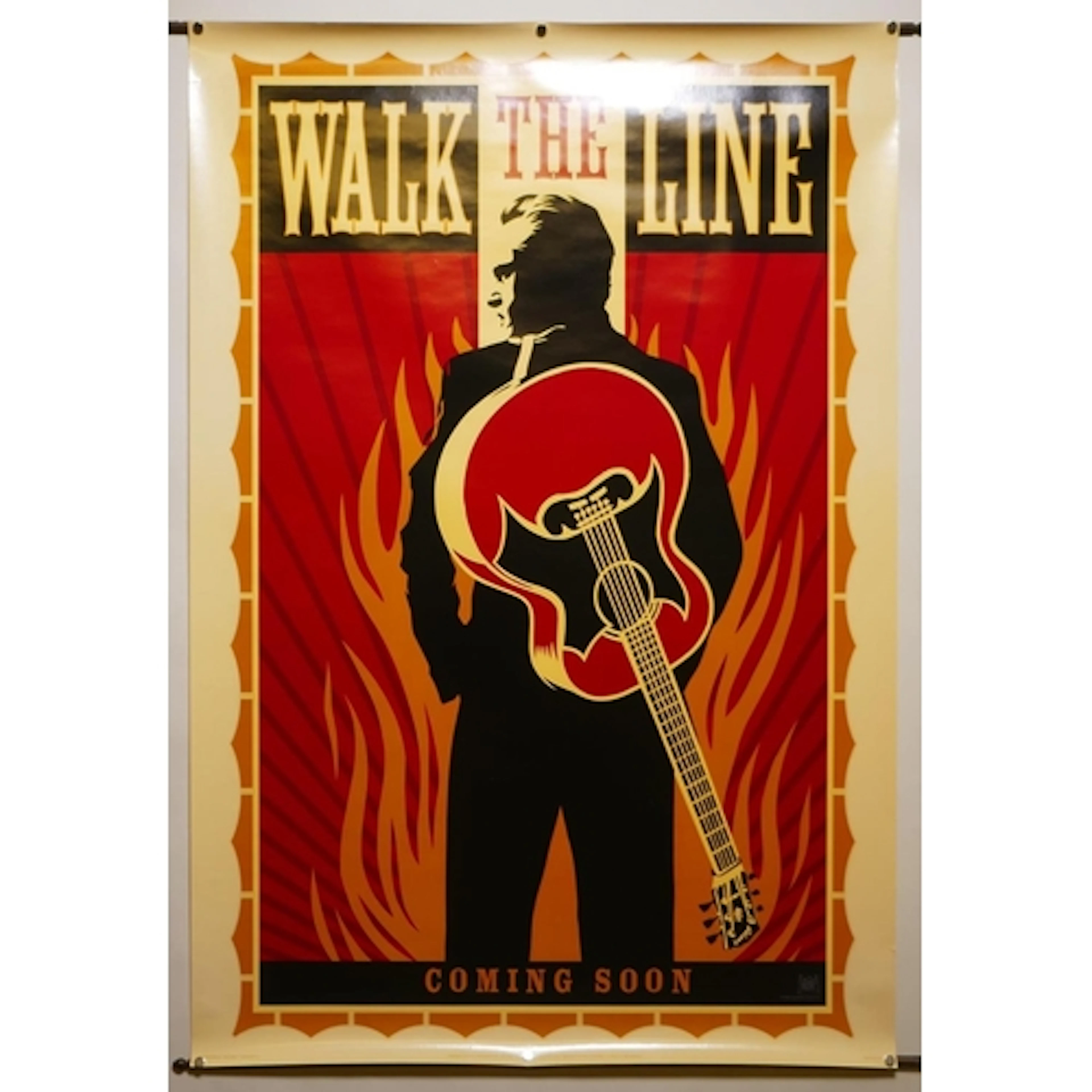 Walk the Line, 2005, UK 1 Sheet Teaser Poster, Shepard Faire...