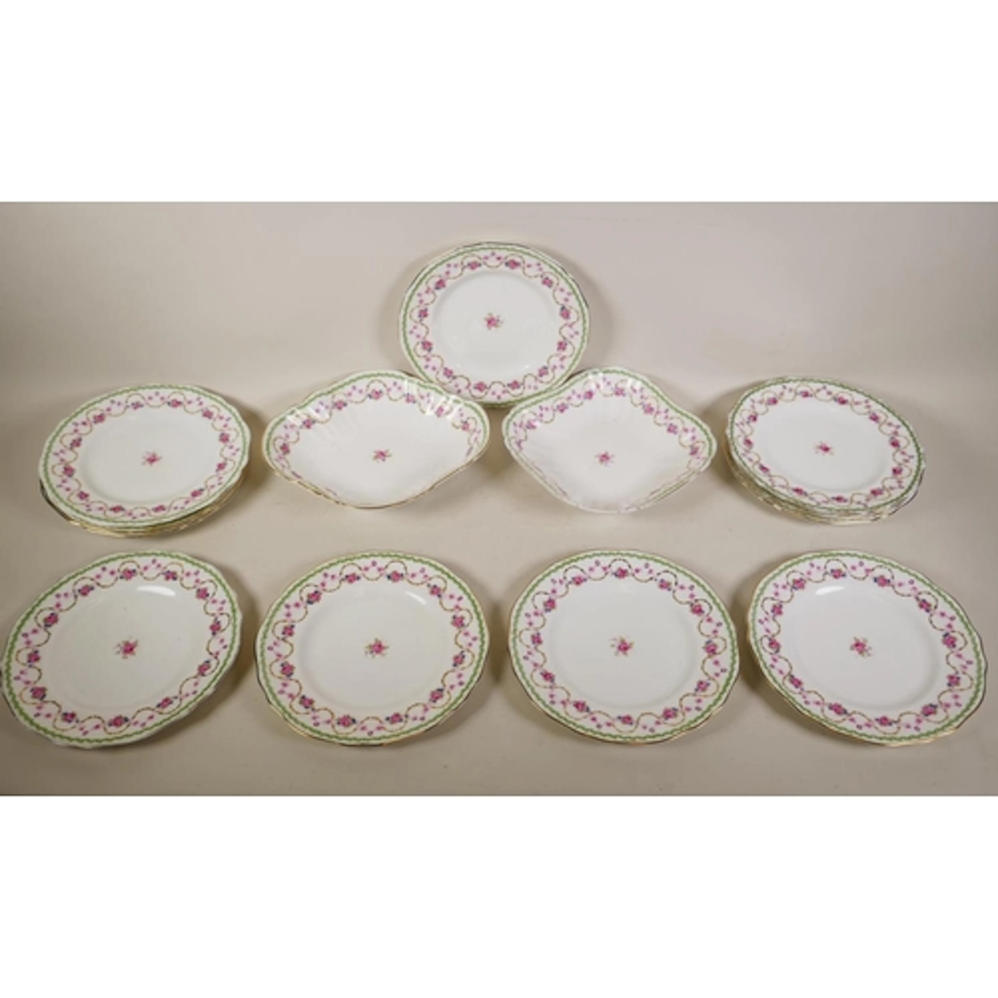 An early C20th 'Bistro' Bishop & Stonier porcelain part ...