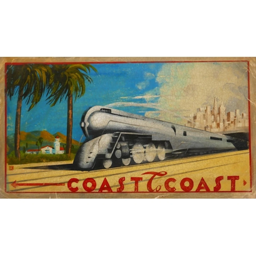 David Juniper, (British, b.1945), Coast to Coast, vintage st...