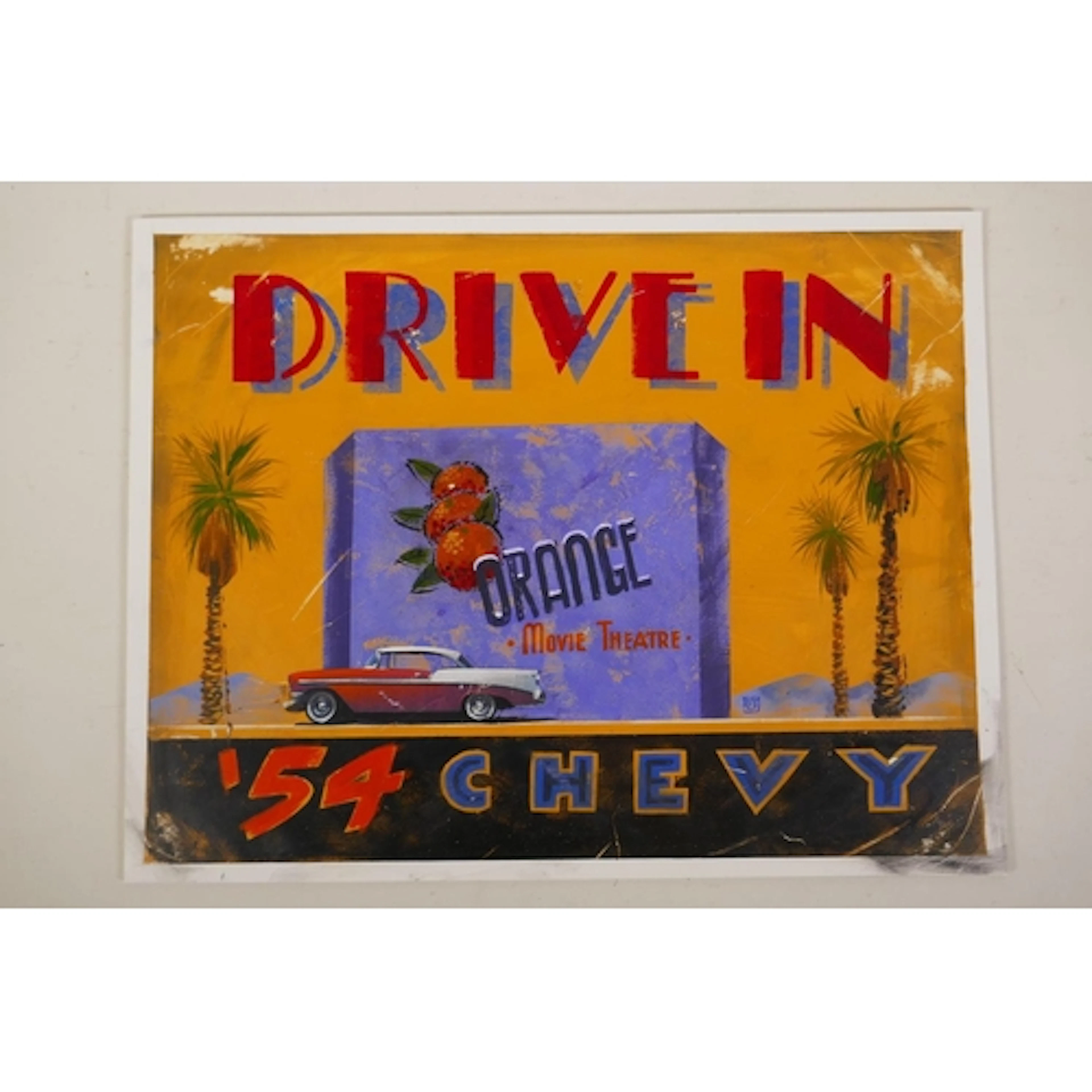 David Juniper, (British,b.1945), Drive In, 54 Chevy, retro s...