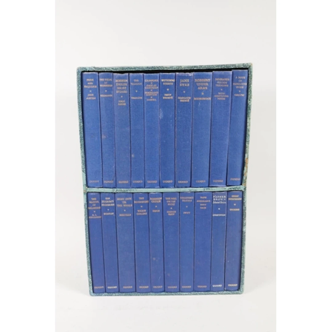 A vintage boxed set of 'Oxford World's Classics' hardback bo...