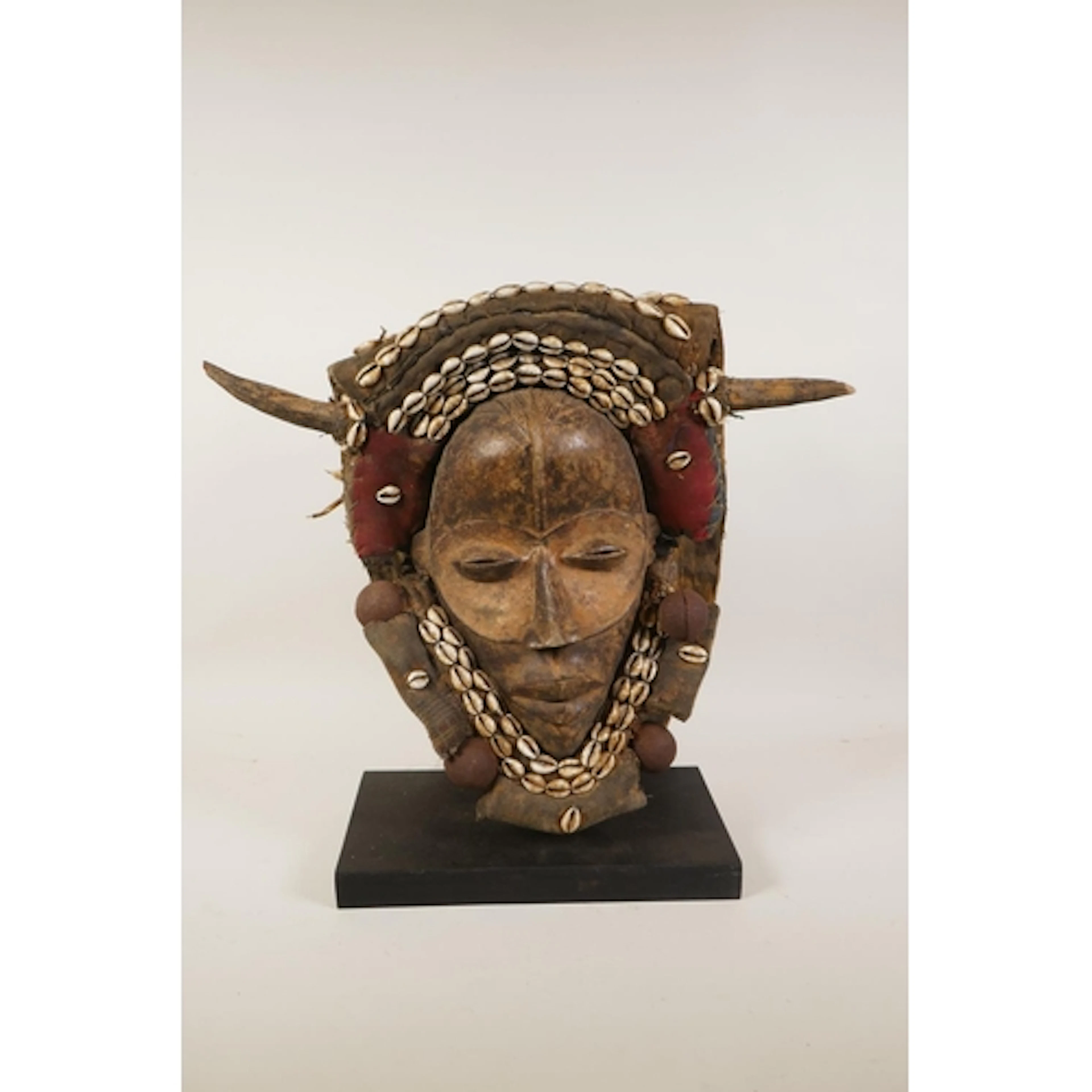 An African Dan People of the Ivory Coast carved wood mask or...