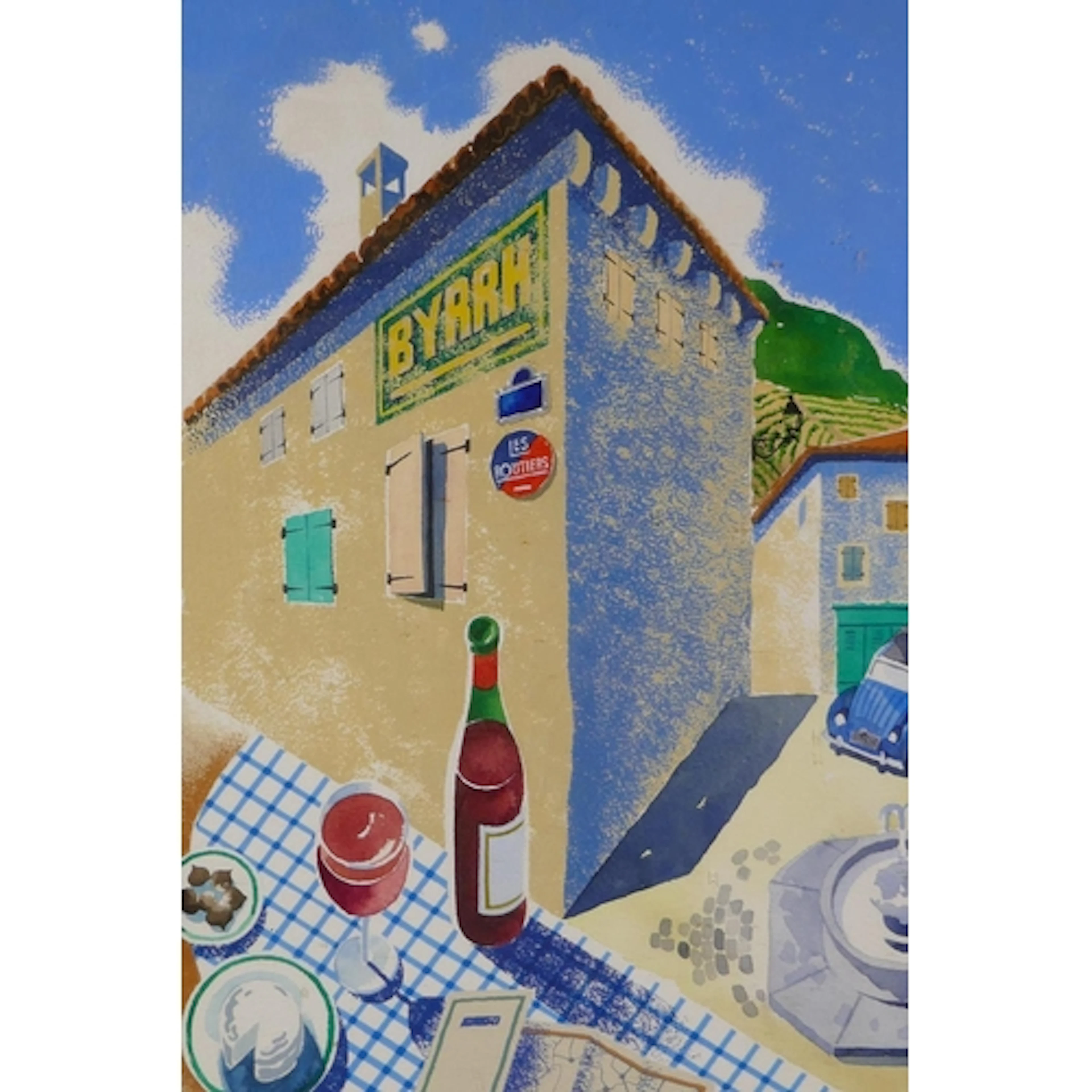 David Juniper, (British, b.1945), L'Ardeche 1, Centre Ville-...