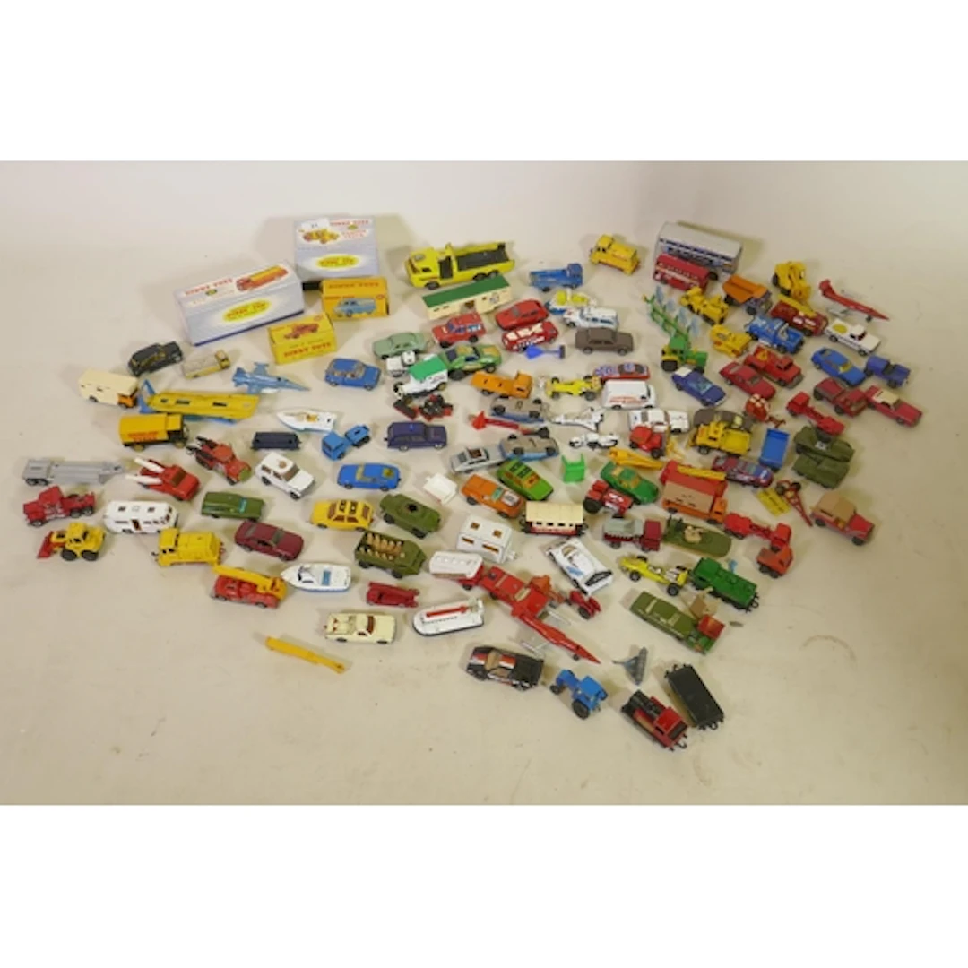 Collection of model cars and commercial vehicles, Matchbox, ...