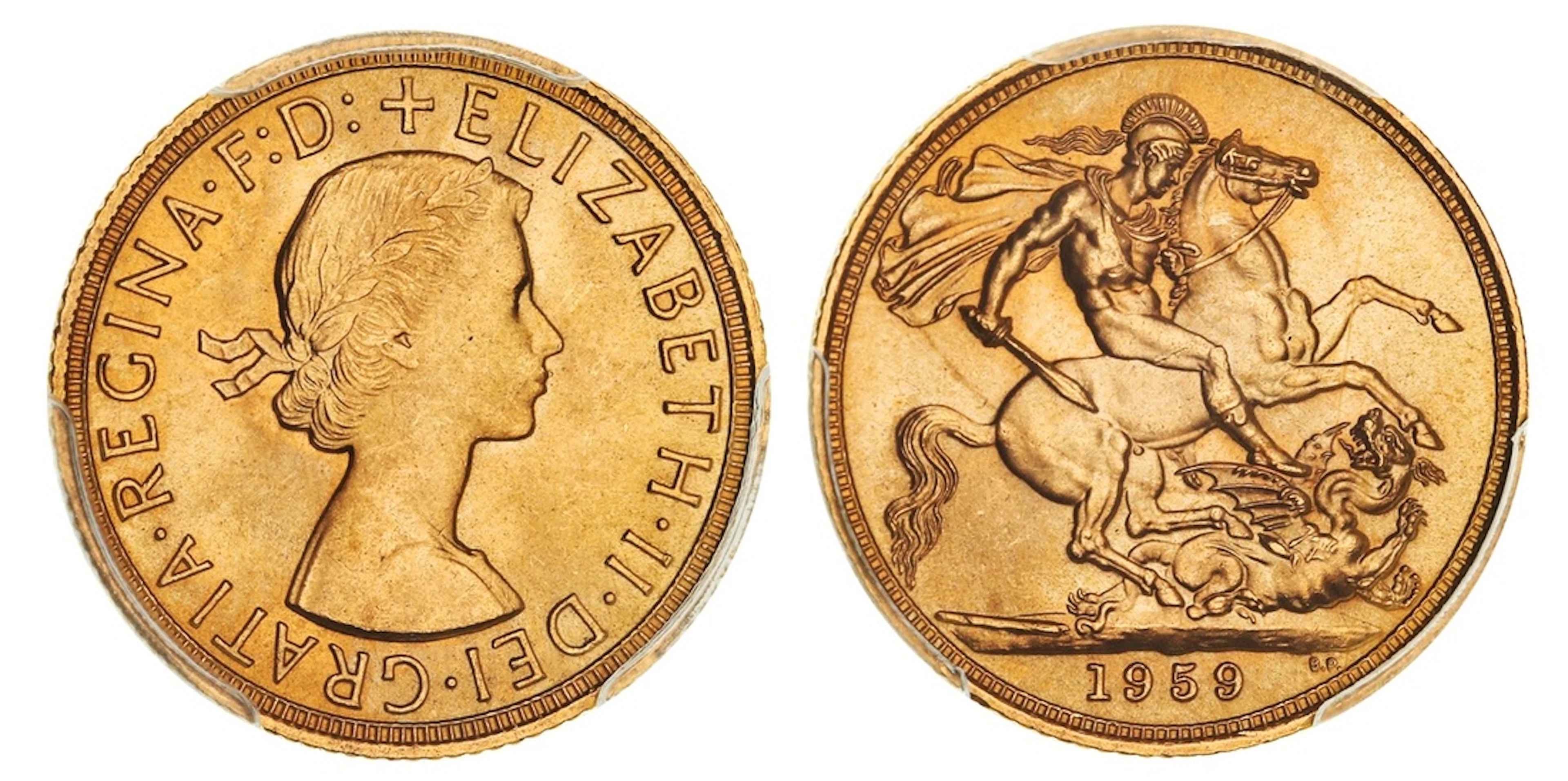PCGS MS67 | *Top Pop* | Elizabeth II (1952-2022), Sovereign, 1959