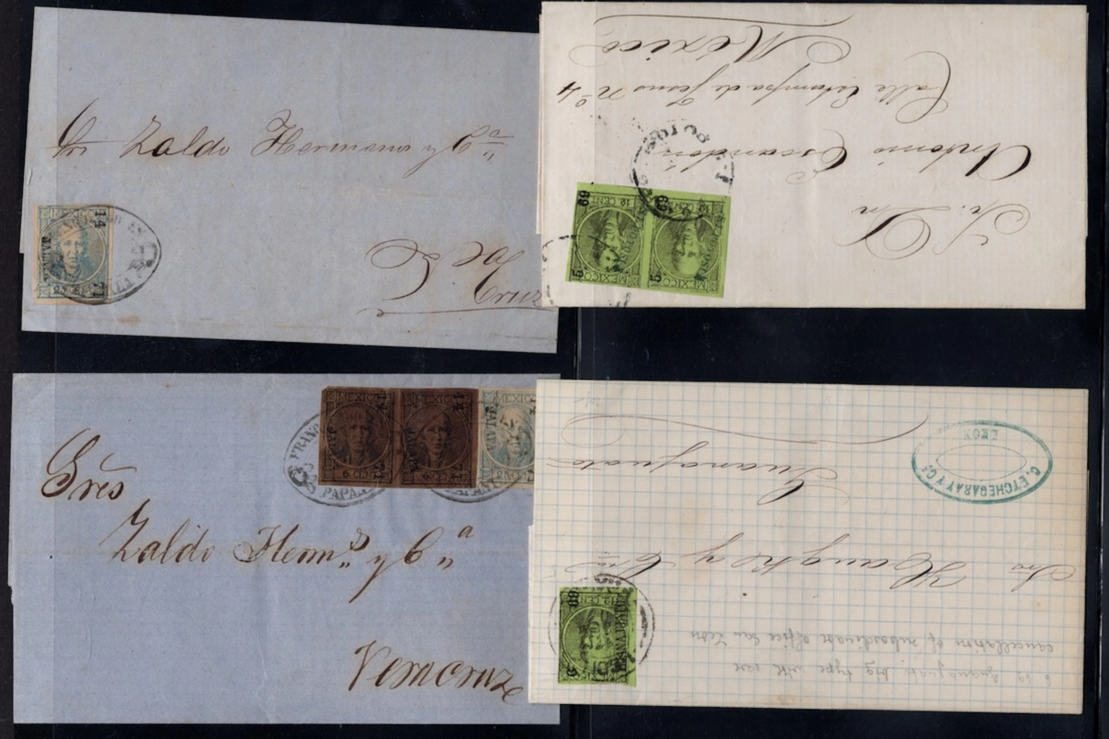 Mexico 1868 "Hidalgos"