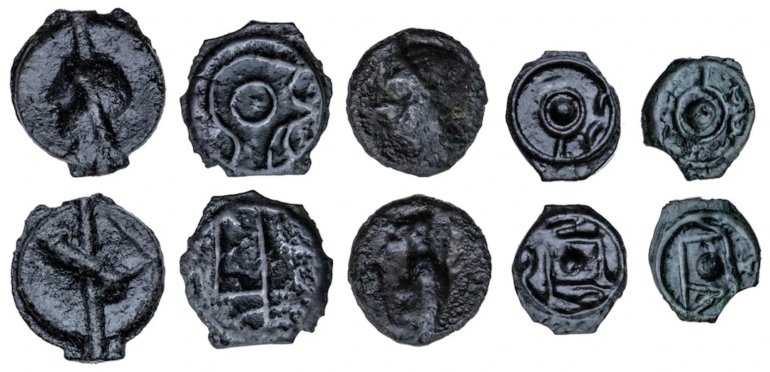 Cantiaci, Selection of AE Potins (5): i) 'Thurrock Diagonal' type