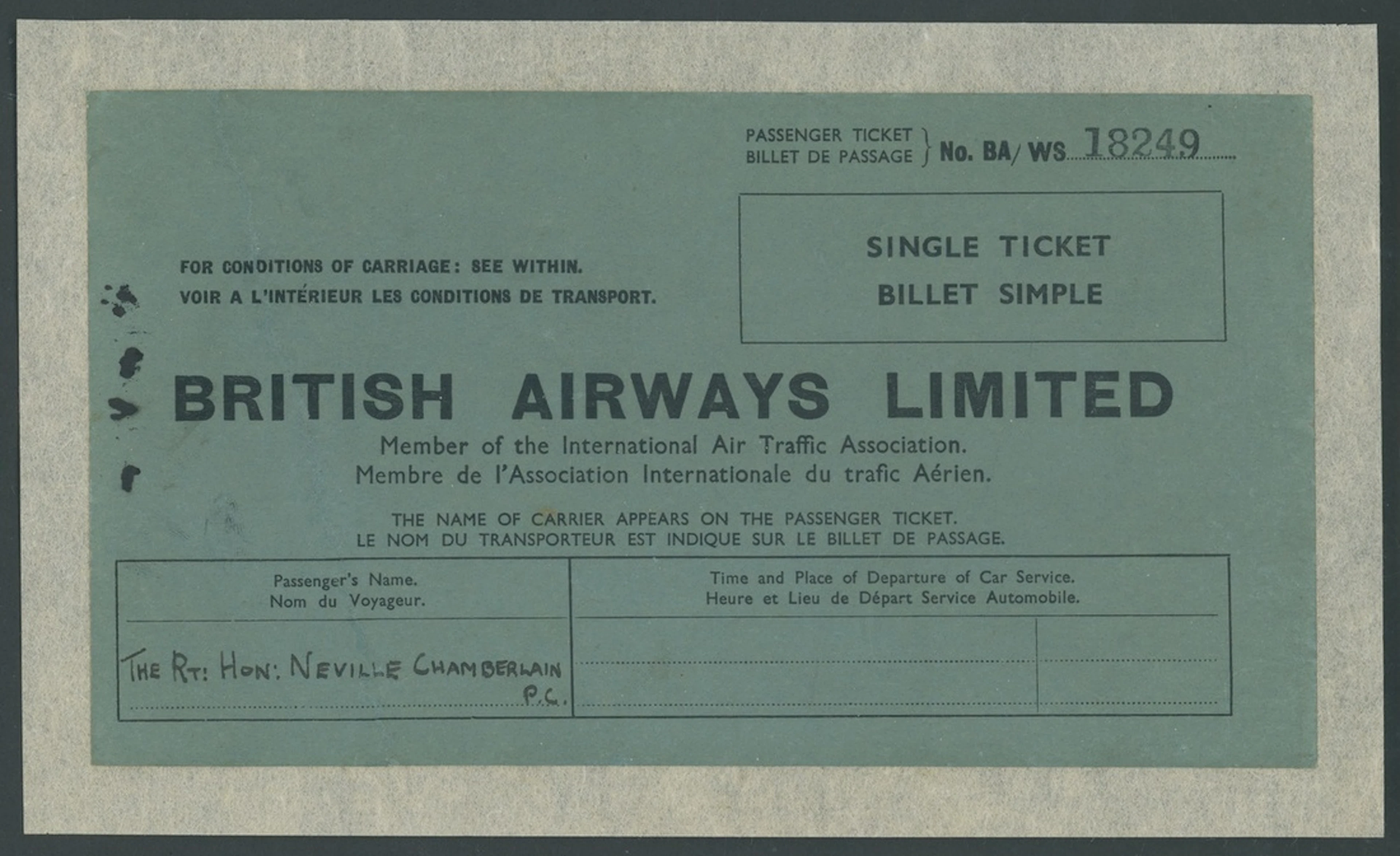 Great Britain / Germany Prime Ministers Neville Chamberlain's Visit