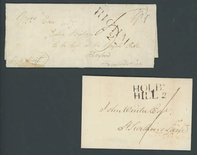 Great Britain Postal History 1795 (29 Sept.), lengthy entire letter
